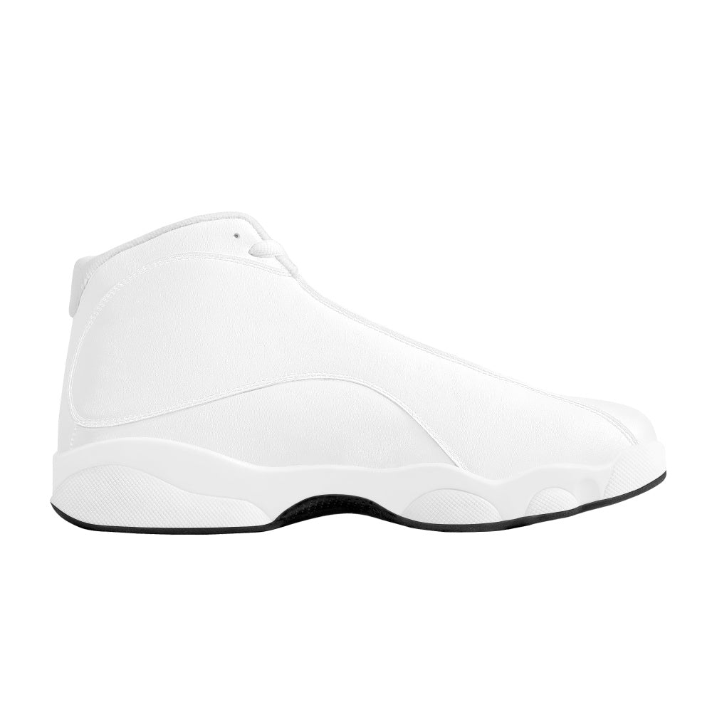 Customizable Basketball Shoes (White)