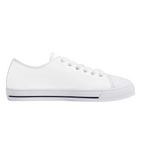 zero canvas low tops left lateral