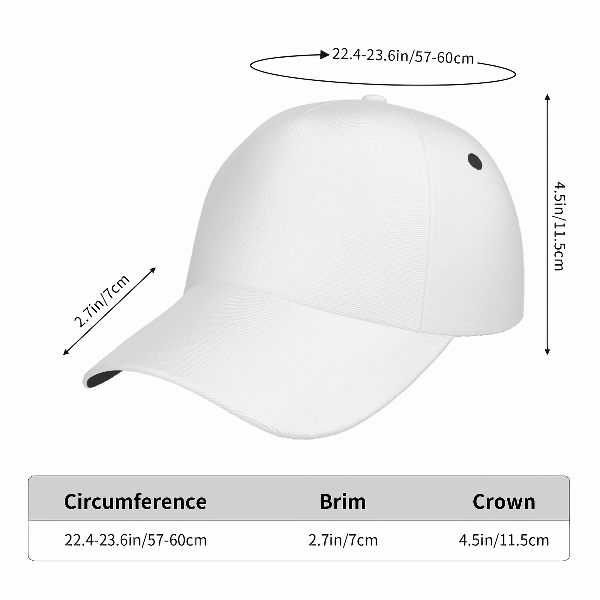 Customizable Curved Brim Baseball Cap | Design Your Own | Shoe Zero