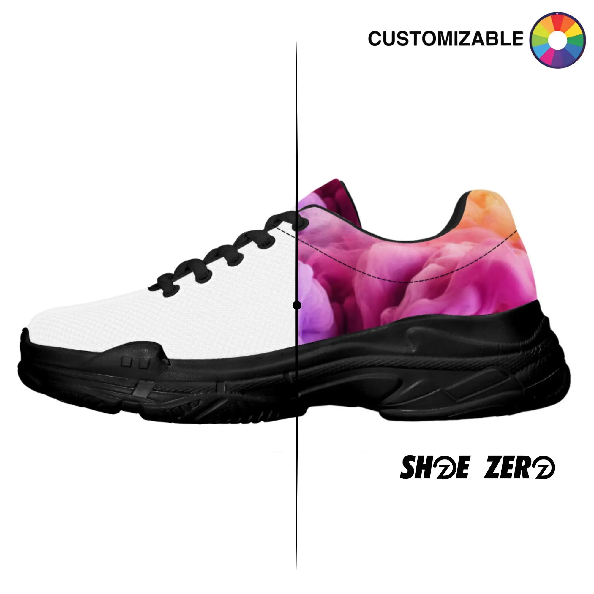 Customizable Chunky Sneakers - Black