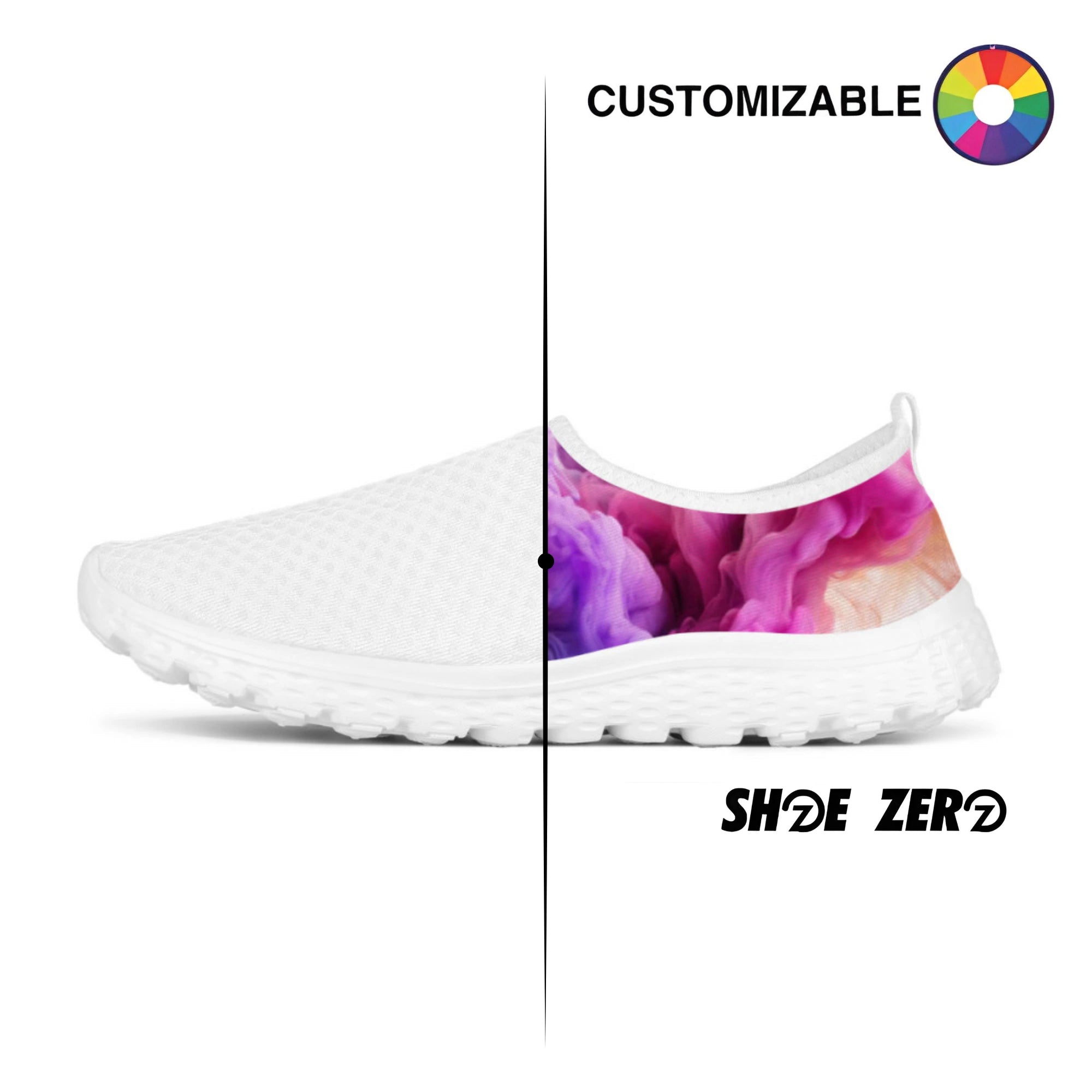 Customizable Mesh Slip On Shoes