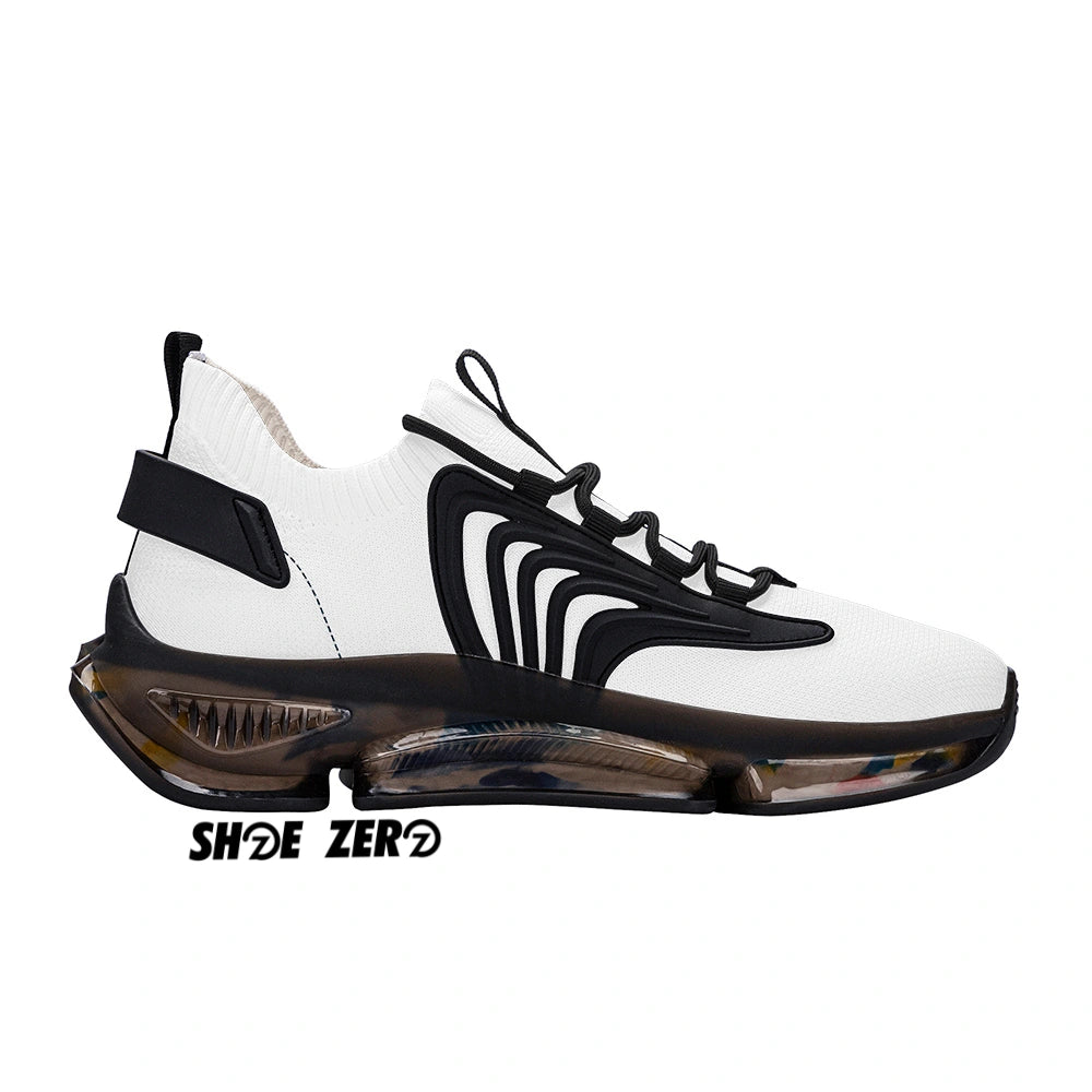 Customizable Black Air Zero React Sneakers | ShoeZero