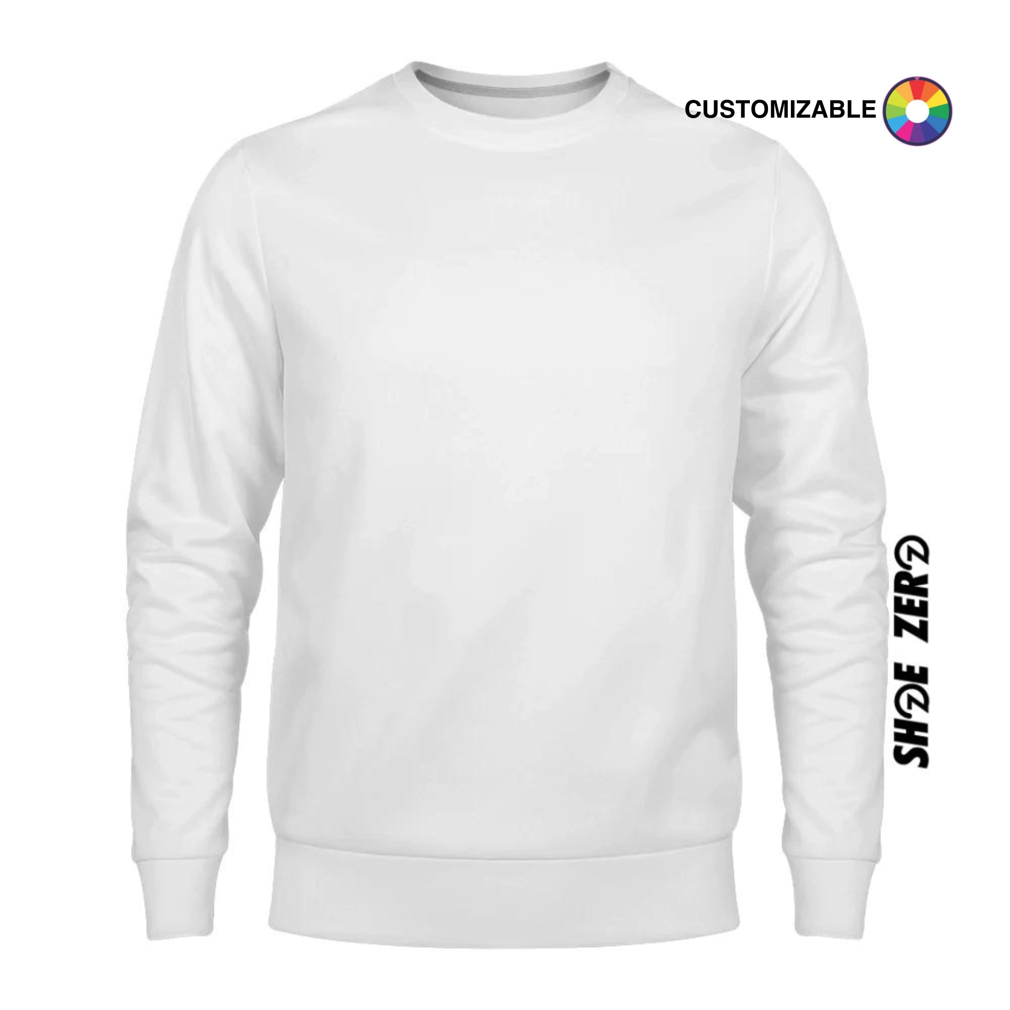 Customizable All Over Print Crew Neck Sweatshirt | Design your own | Shoe Zero