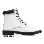 Customizable All Season Leather Boots - Left Inside part of the shoe