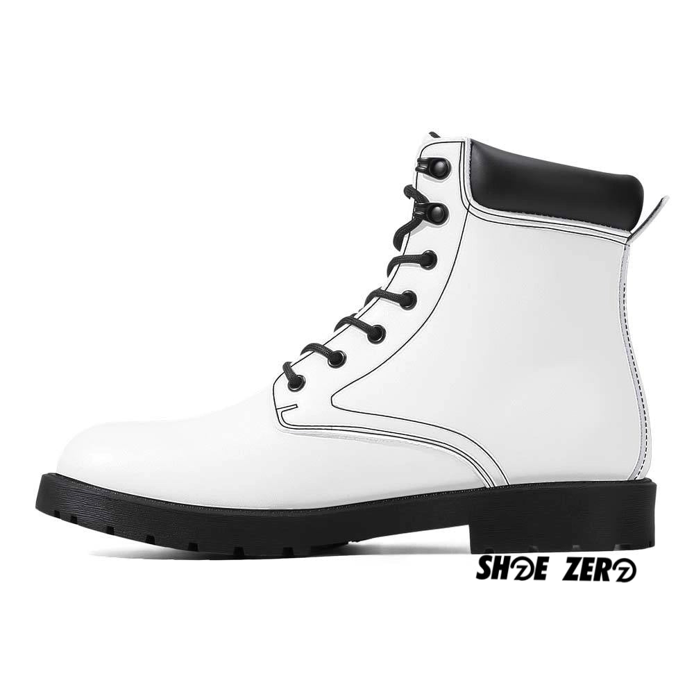 Customizable All Season Leather Boots - Right Inside part of the shoe