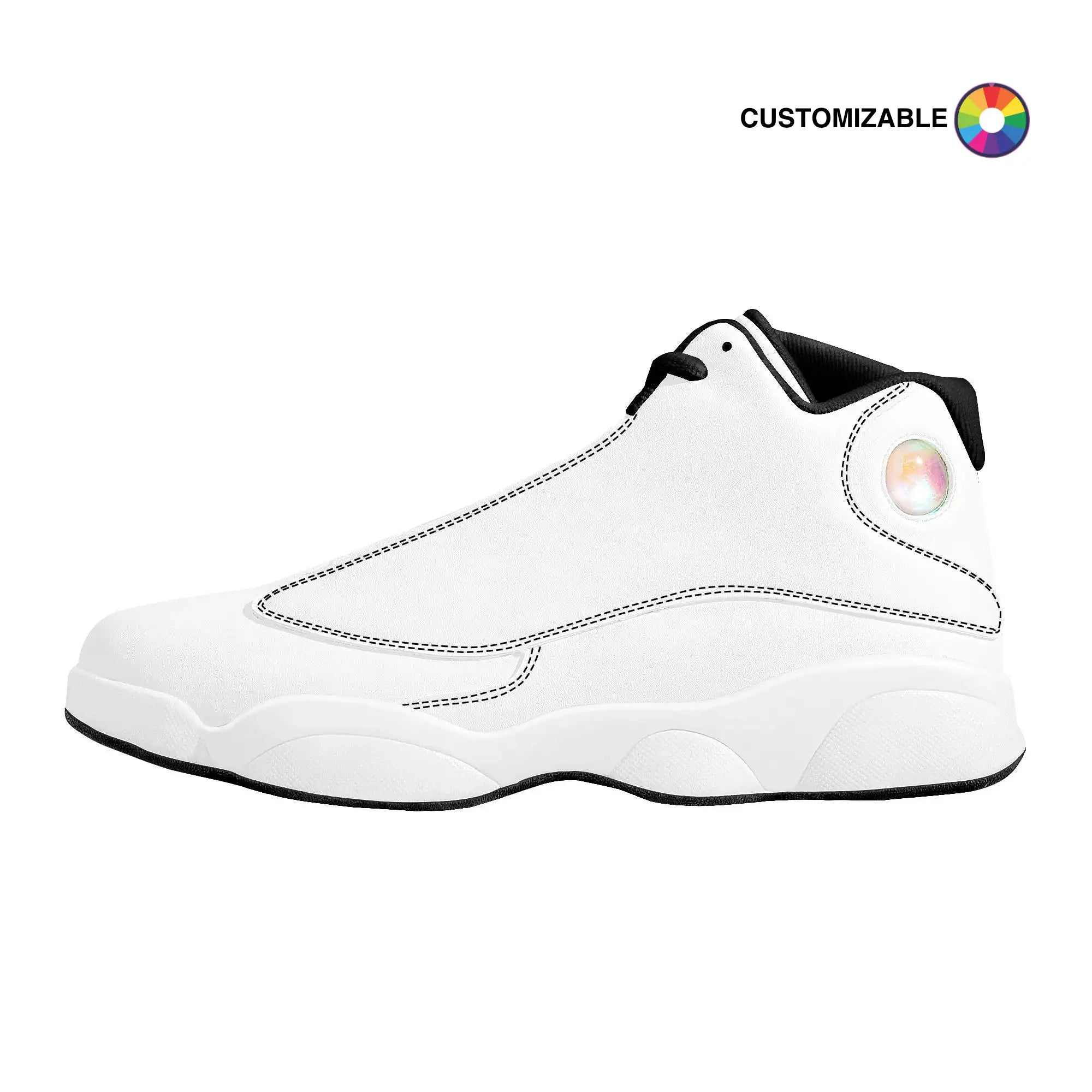 Customizable Basketball Shoes - Black | Design your own | Shoe Zero