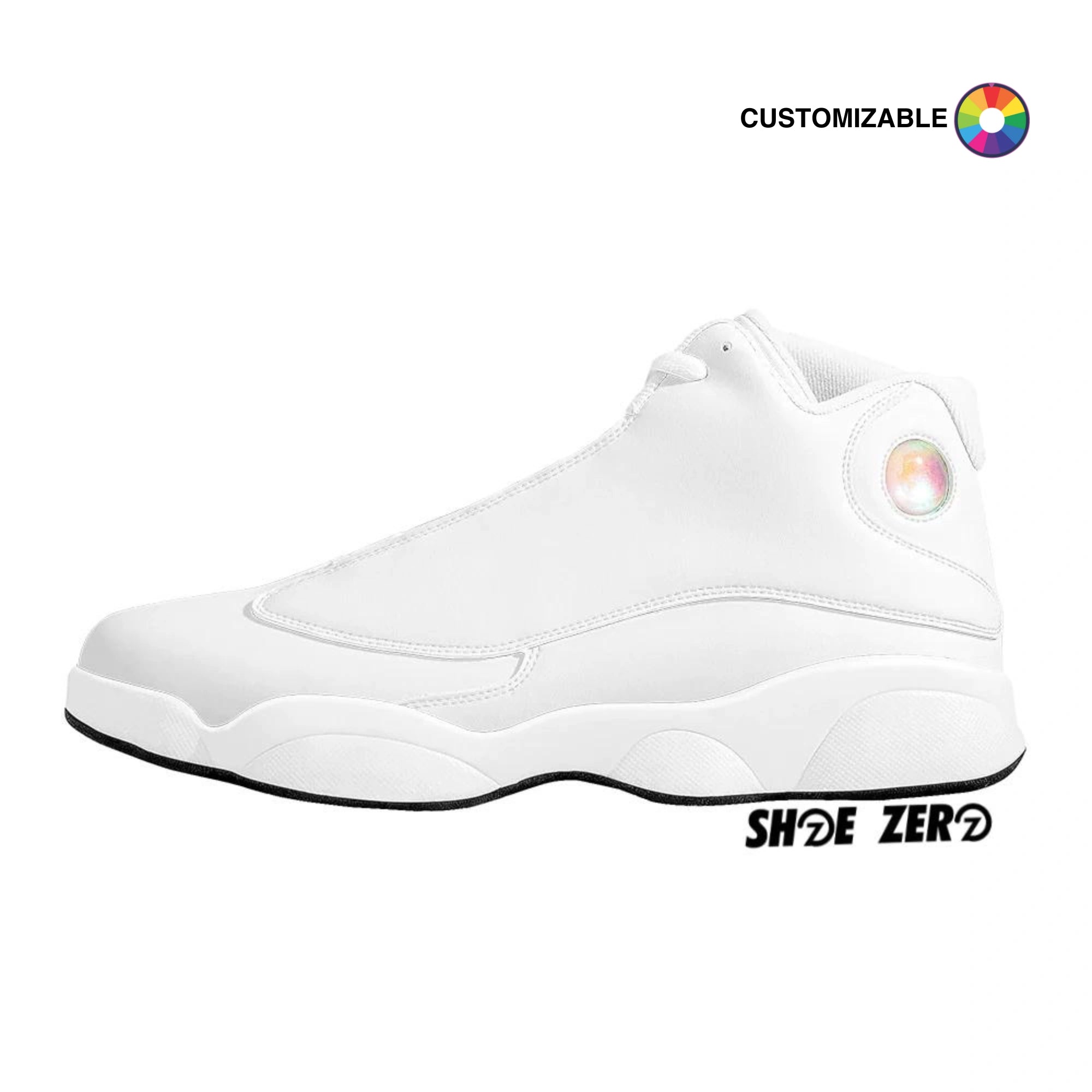 Customizable Basketball Shoes (White) | Design your own | Shoe Zero