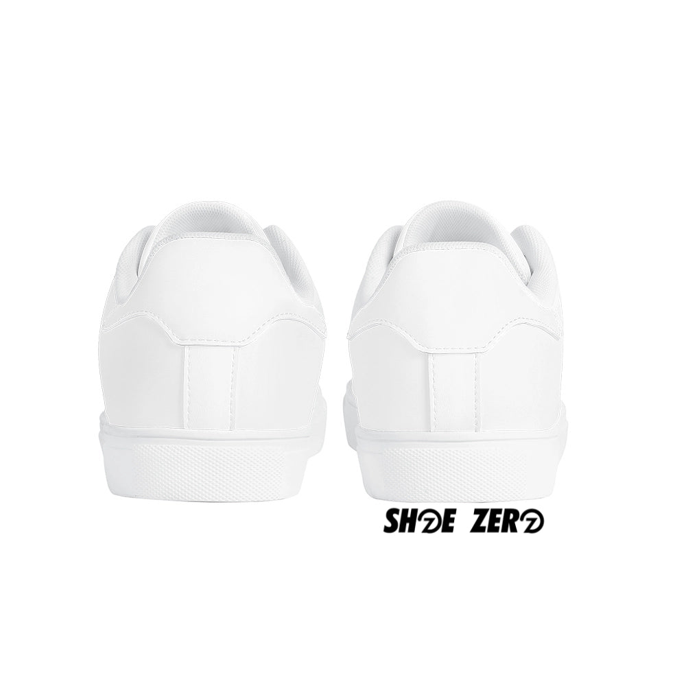 Customizable Breathable Leather Sneakers - Back part of the shoe
