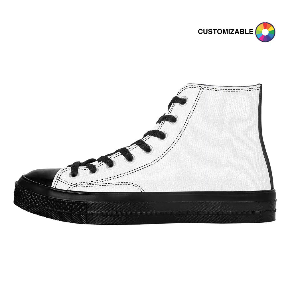 Customizable High Top Black Sole Design your own Shoe Zero