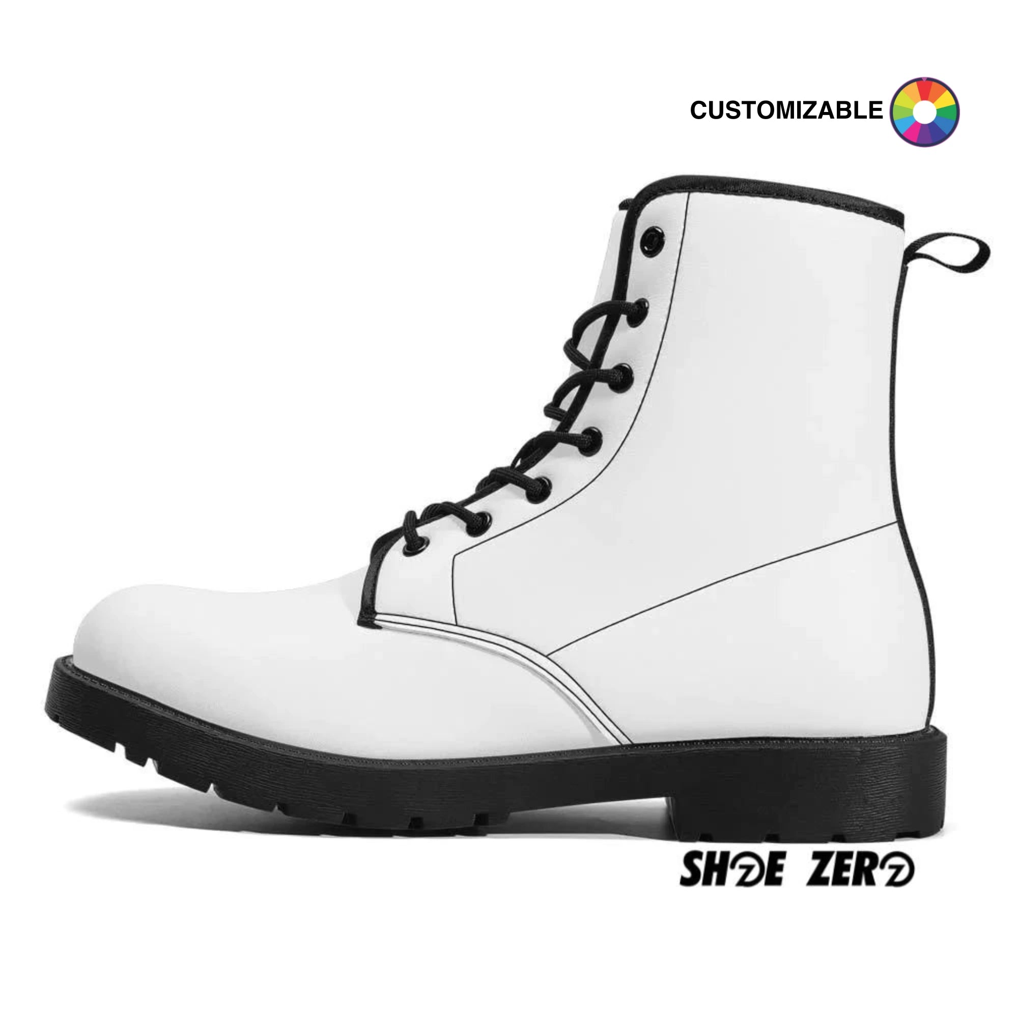 Customizable Vegan Leather Boots | Design your own | Shoe Zero