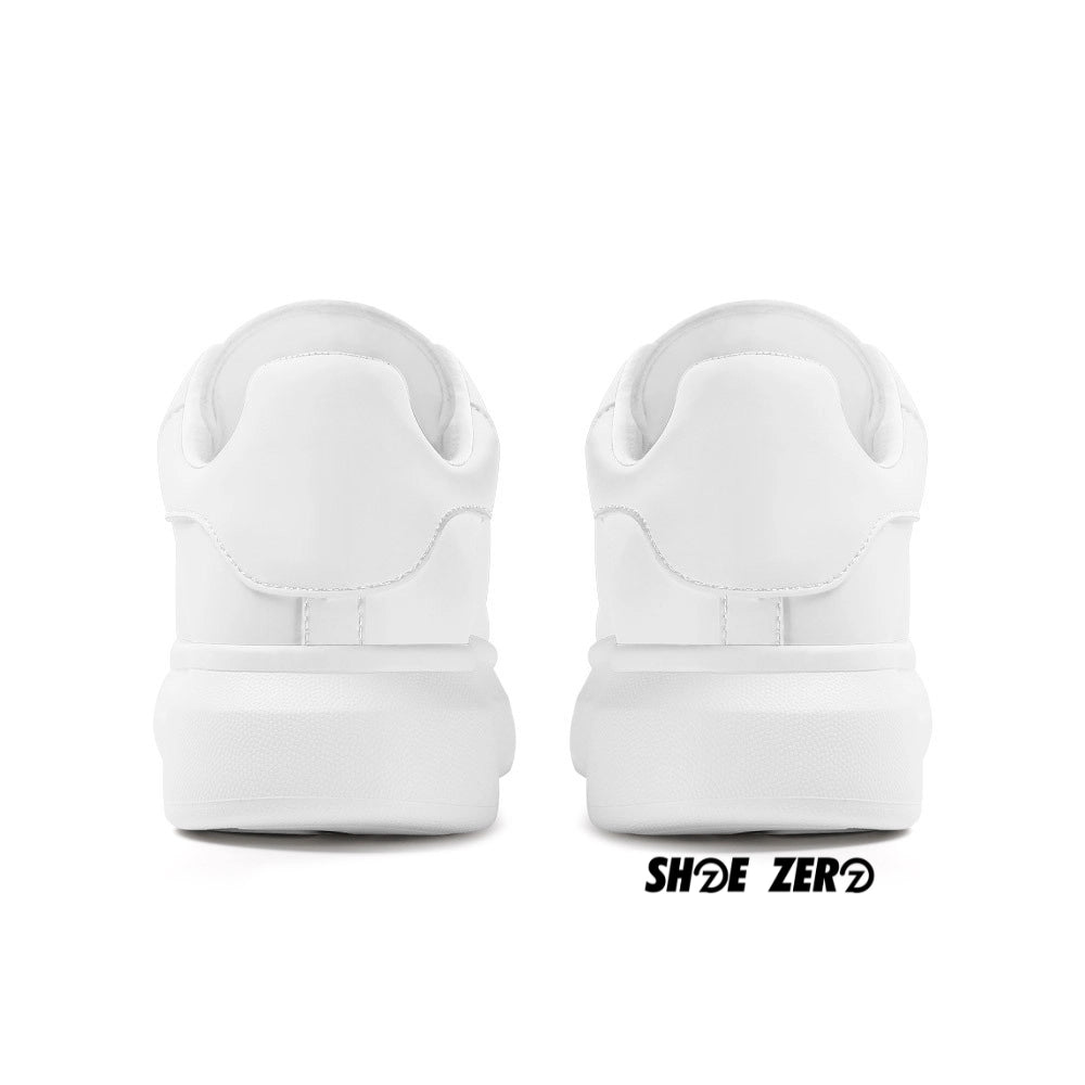 Customizable Leather Oversized Sneakers - Back part of the shoe