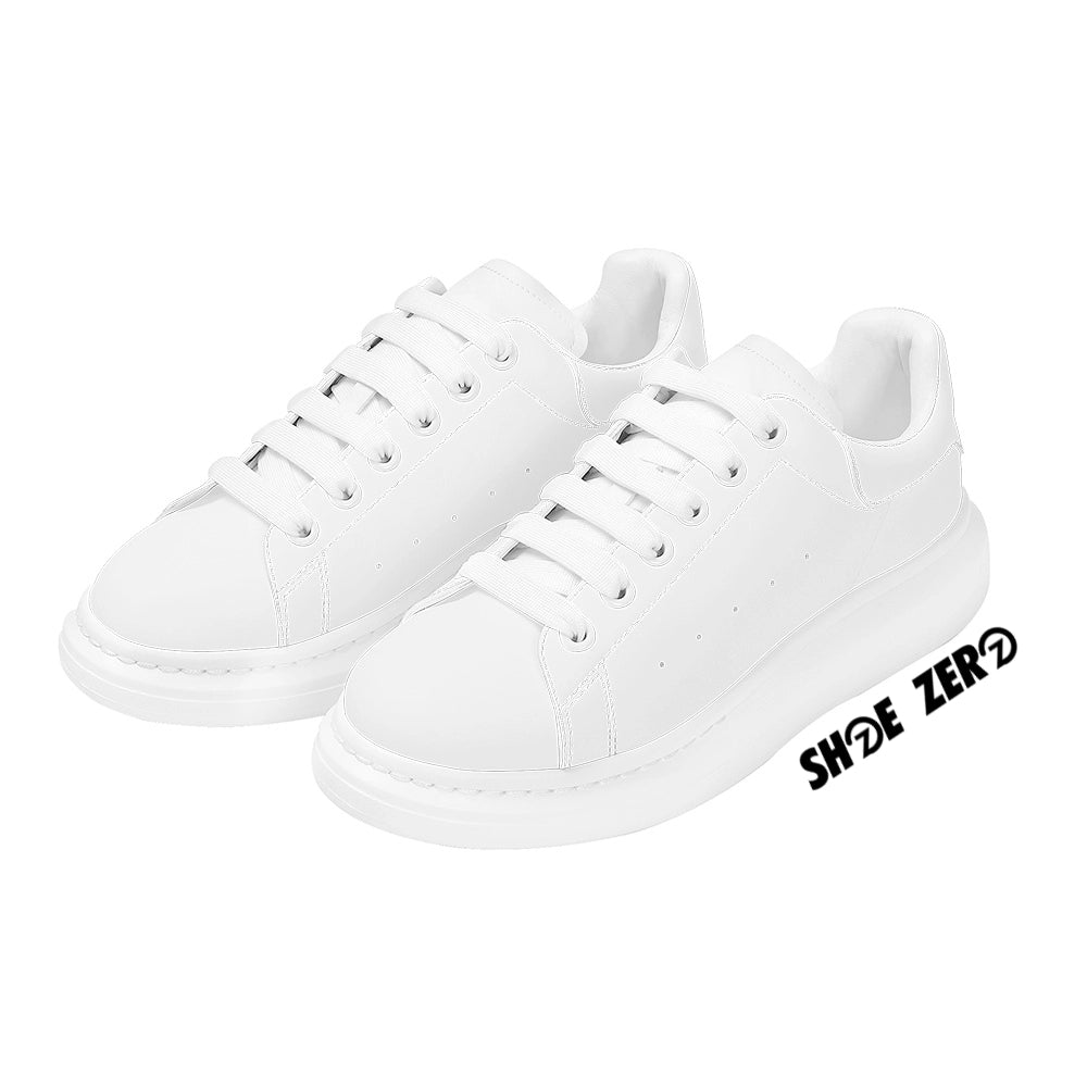 Customizable Leather Oversized Sneakers - Side part of the shoe