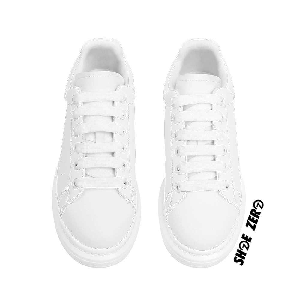 Customizable Leather Oversized Sneakers - Top part of the shoe