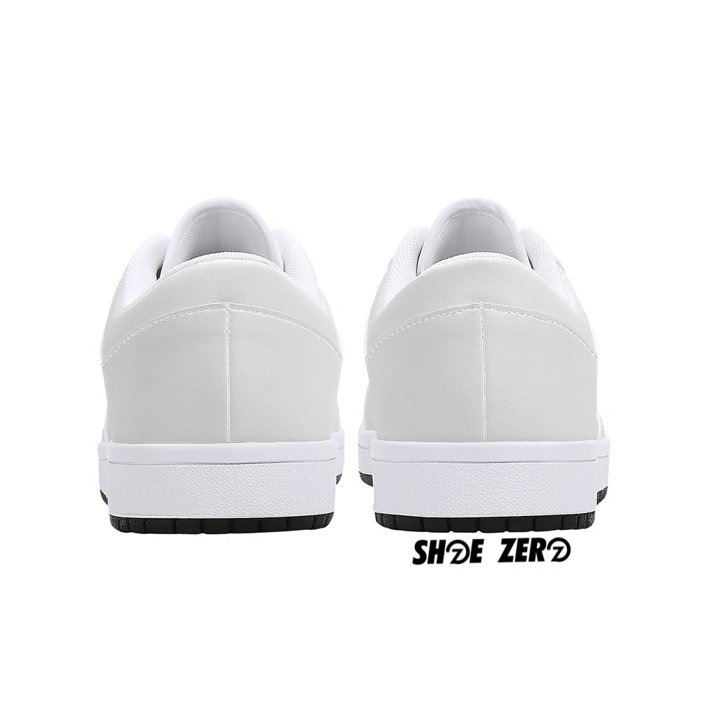 Customizable Leather Sneakers - Back part of the shoe