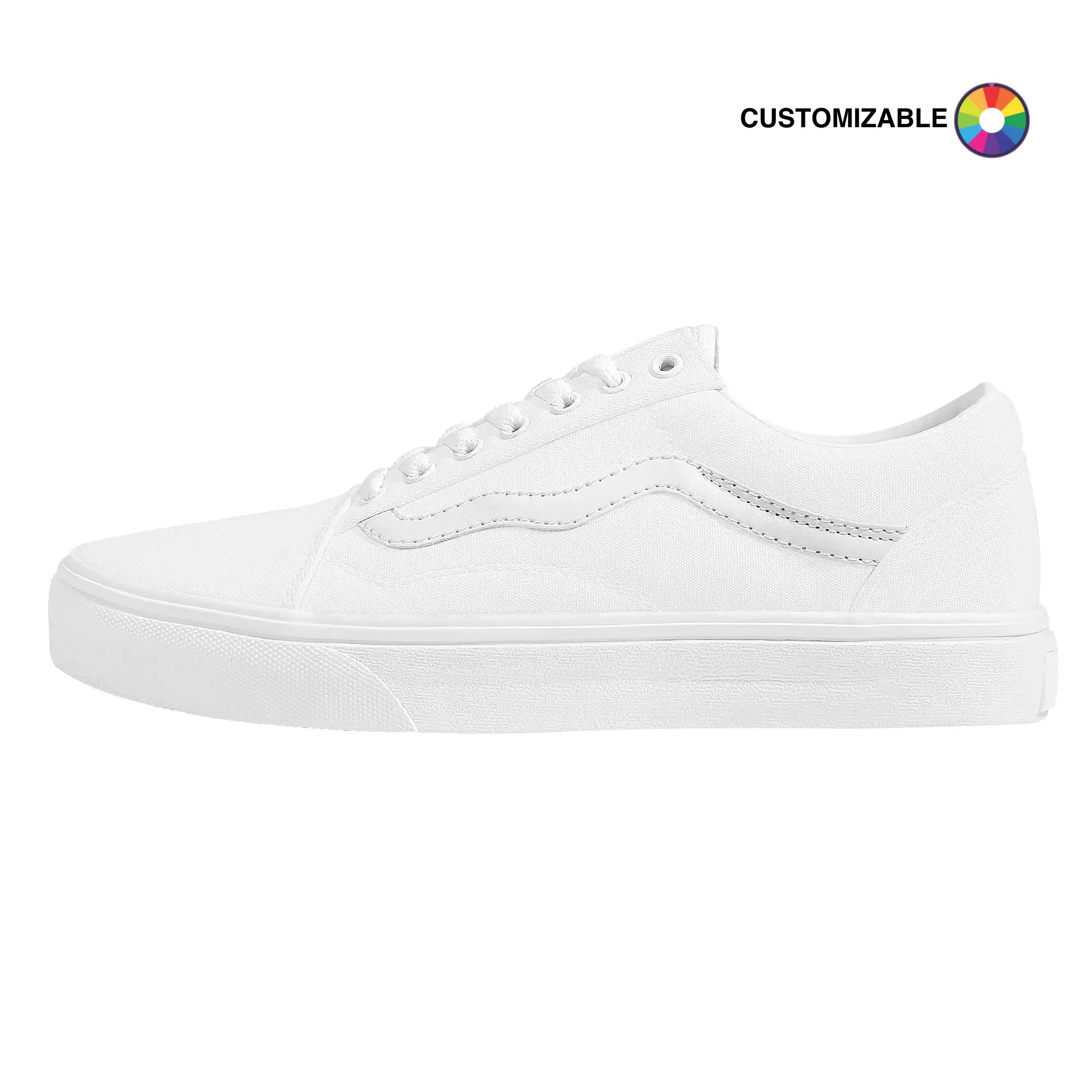 Customizable Low Top Flat Sneaker | Design your own | Shoe Zero