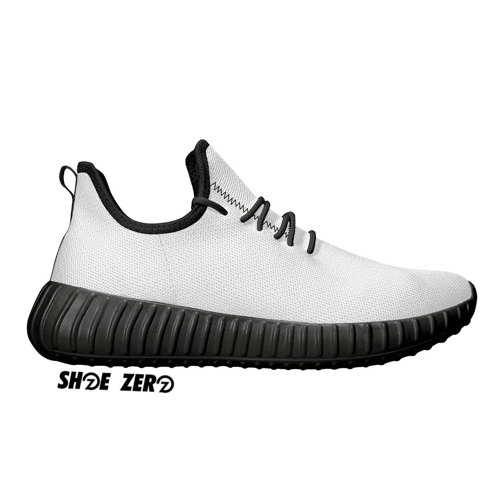 Customizable Mesh Knit Sneakers - Right Outside part of the shoe