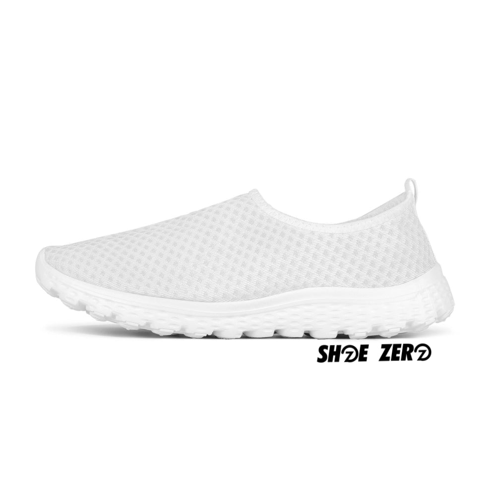 Customizable Mesh Slip On Shoes - Left Outside part of the shoe