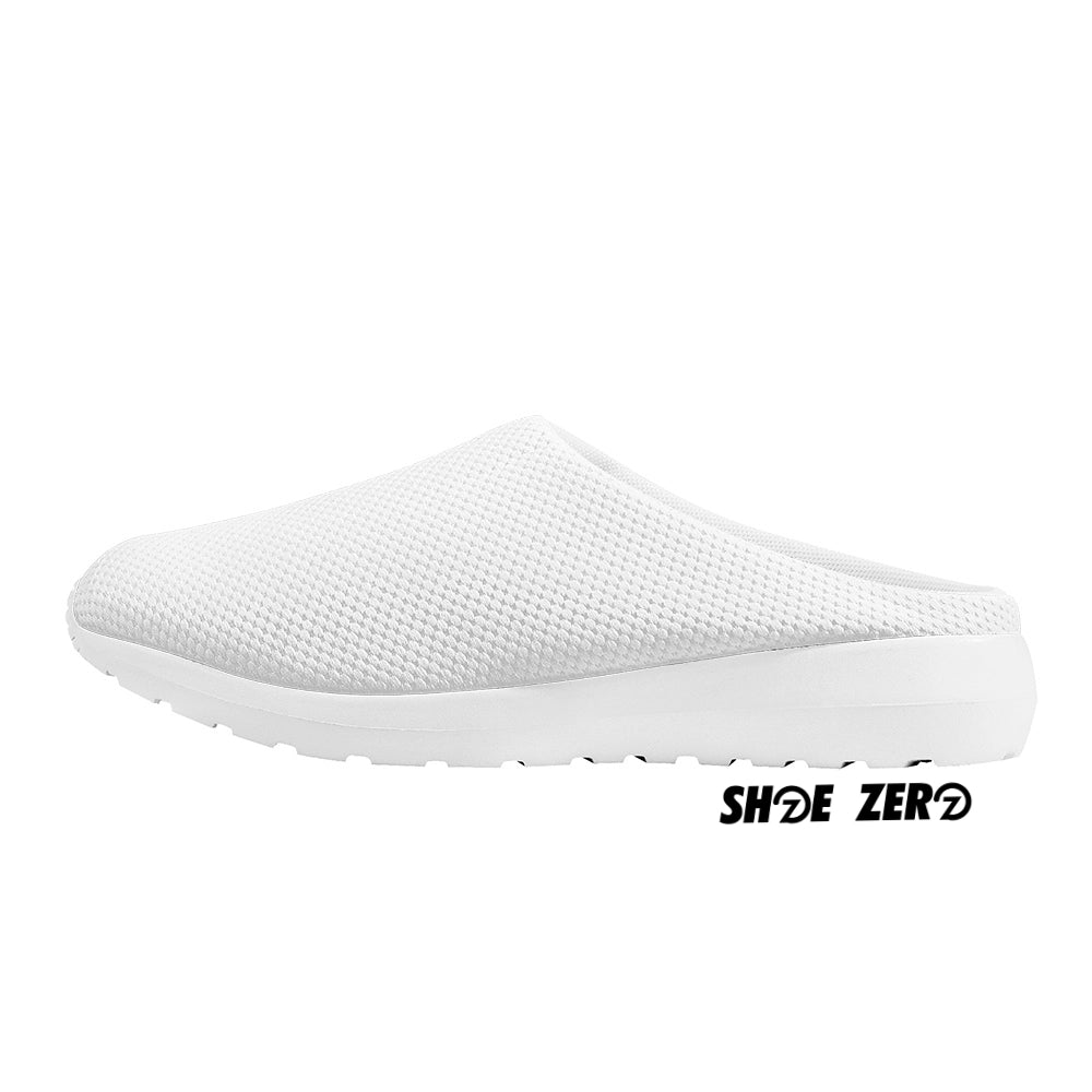 Customizable Mesh Slippers - Left Outside part of the shoe