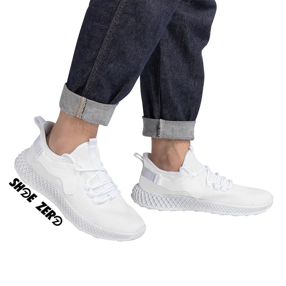 Customizable New Arrival Mesh Knit Shoes - Model part of the shoe