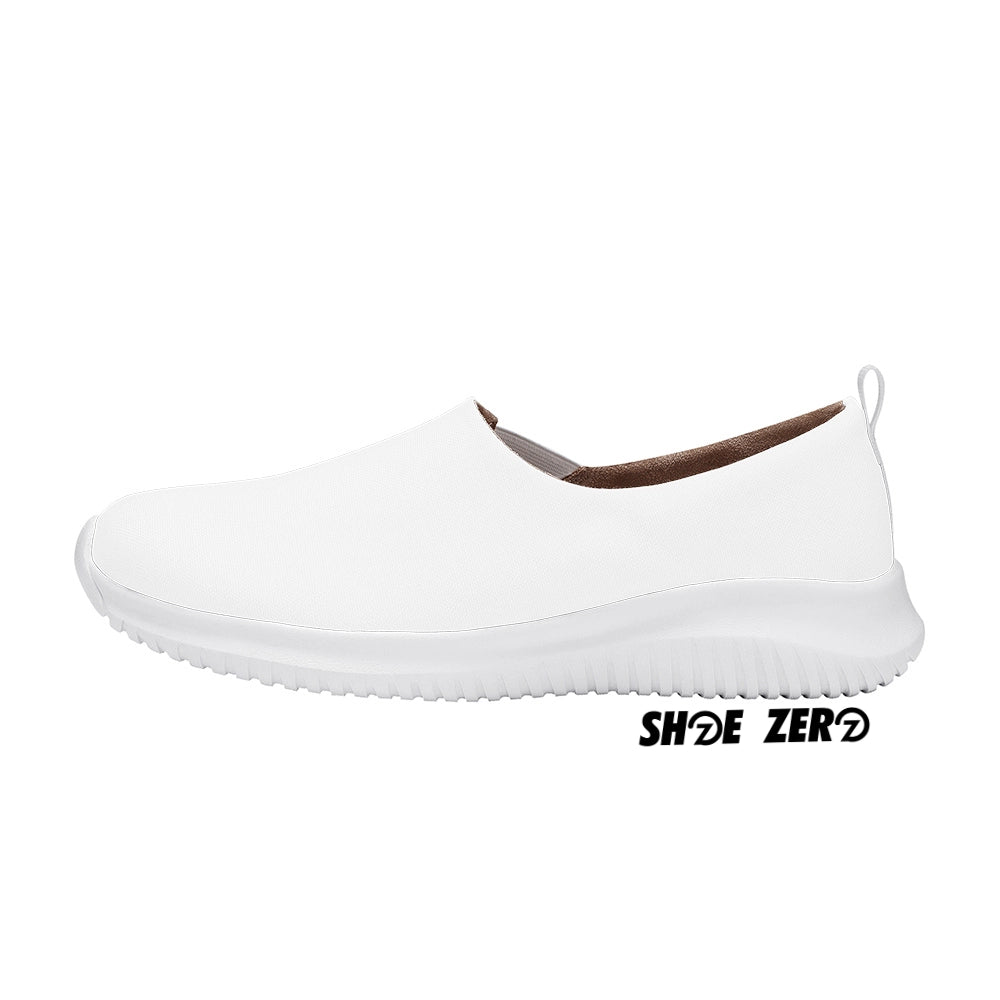 Customizable Nursing Slip On Shoes - Left Outside part of the shoe