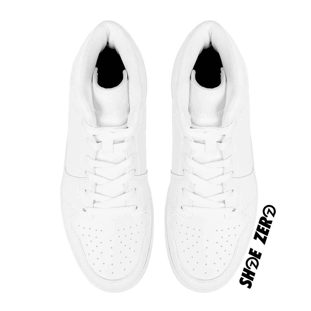 Customizable Premium Leather Sneakers - Top part of the shoe