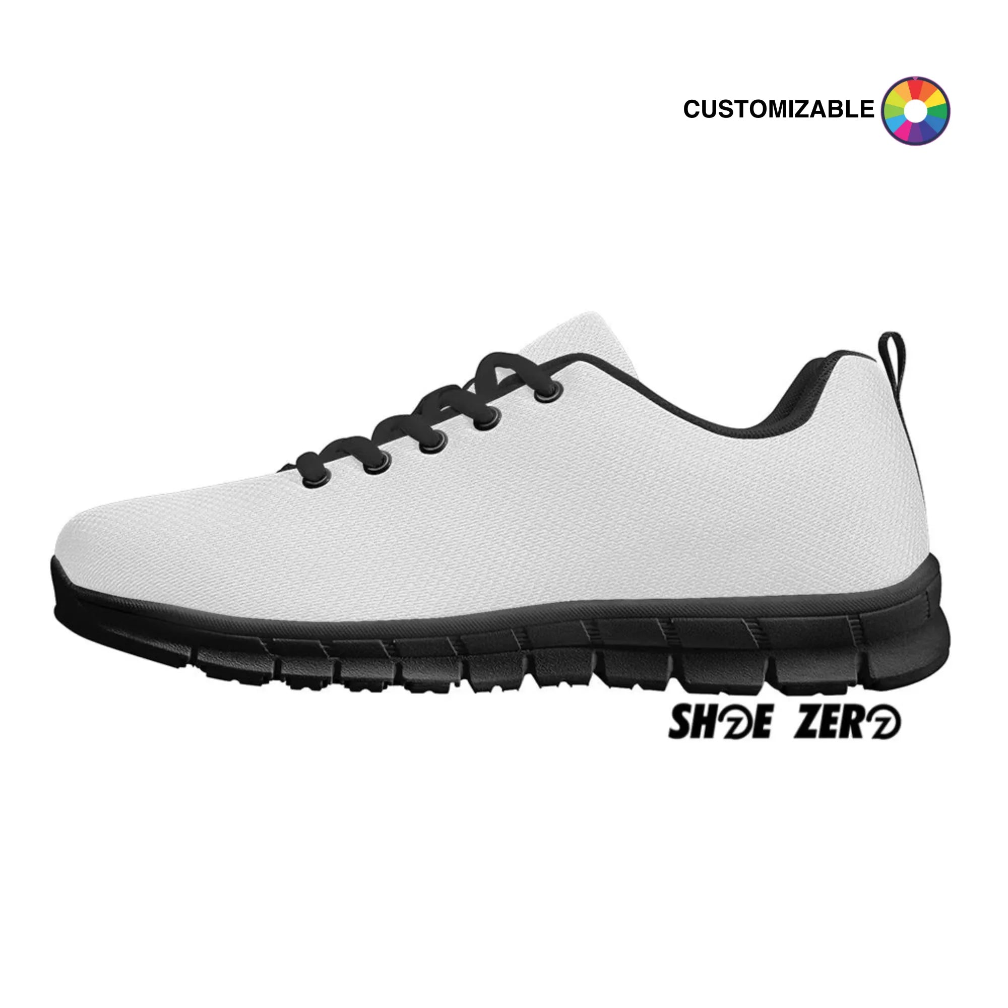 Customizable Running Shoes (Black) | Design your own | Shoe Zero