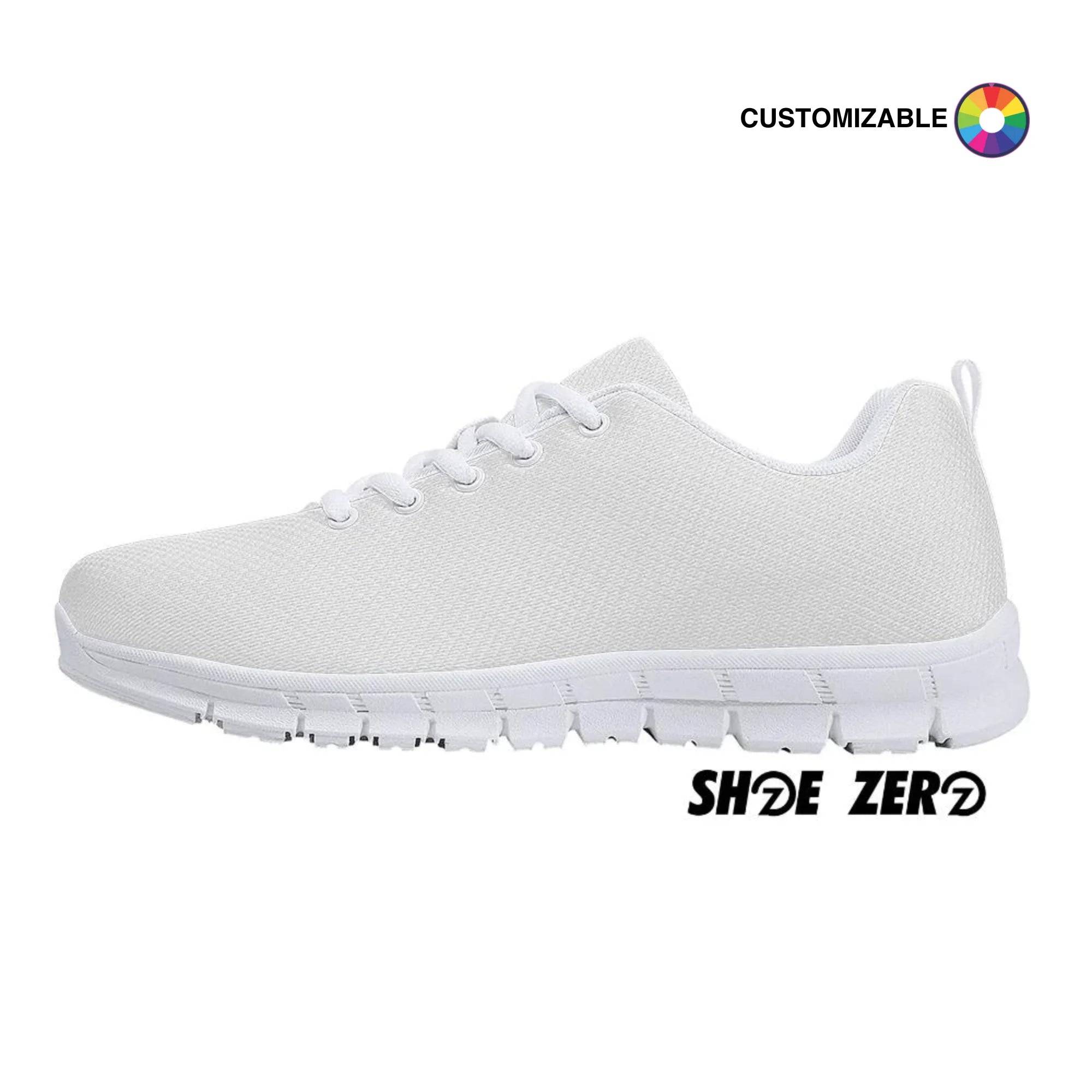 Customizable Running Shoes (White) | Design your own | Shoe Zero