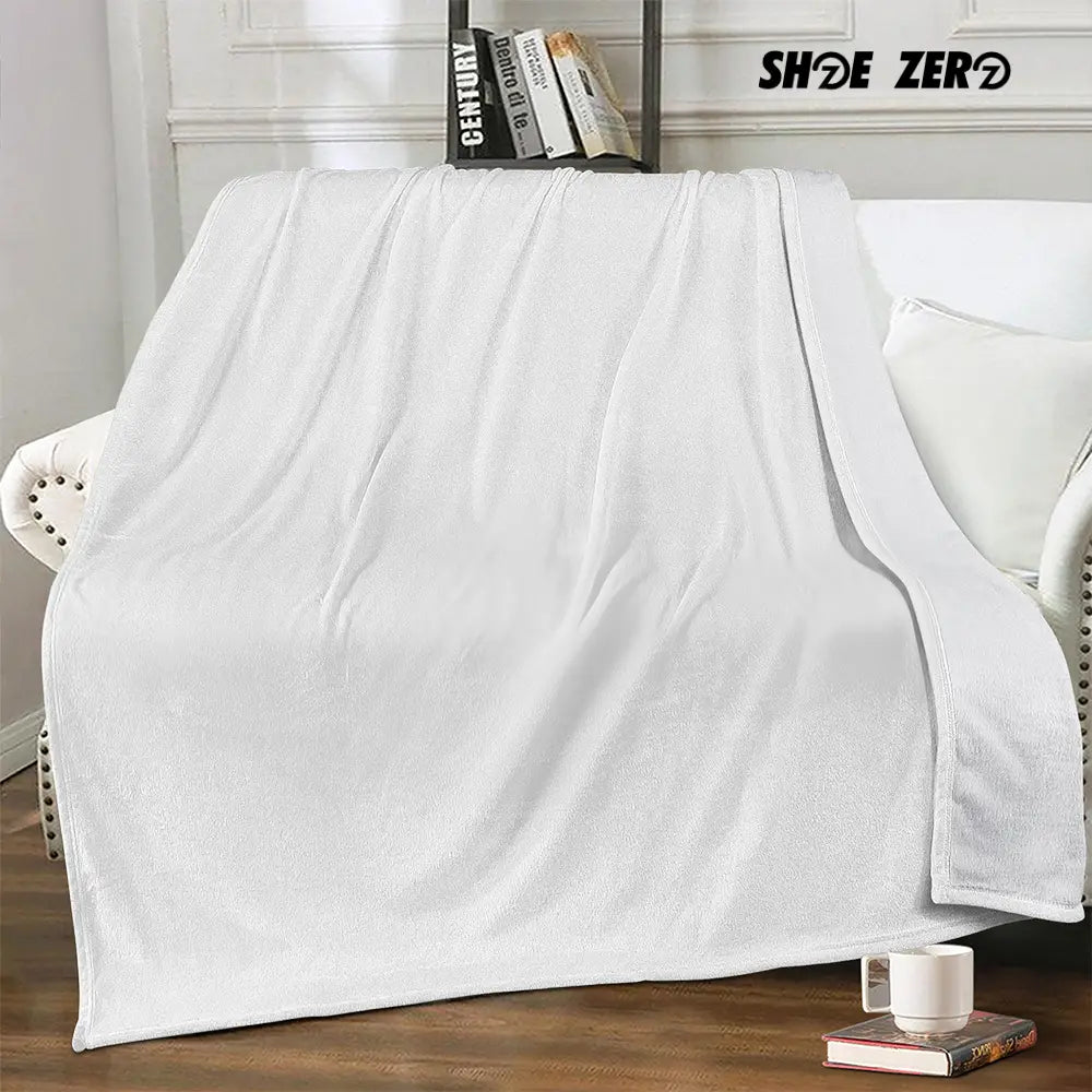 Customizable Soft Polyester Premium Fleece Blanket | Design your own | Shoe Zero
