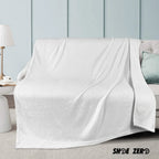 shroud zero draped over bed blue room