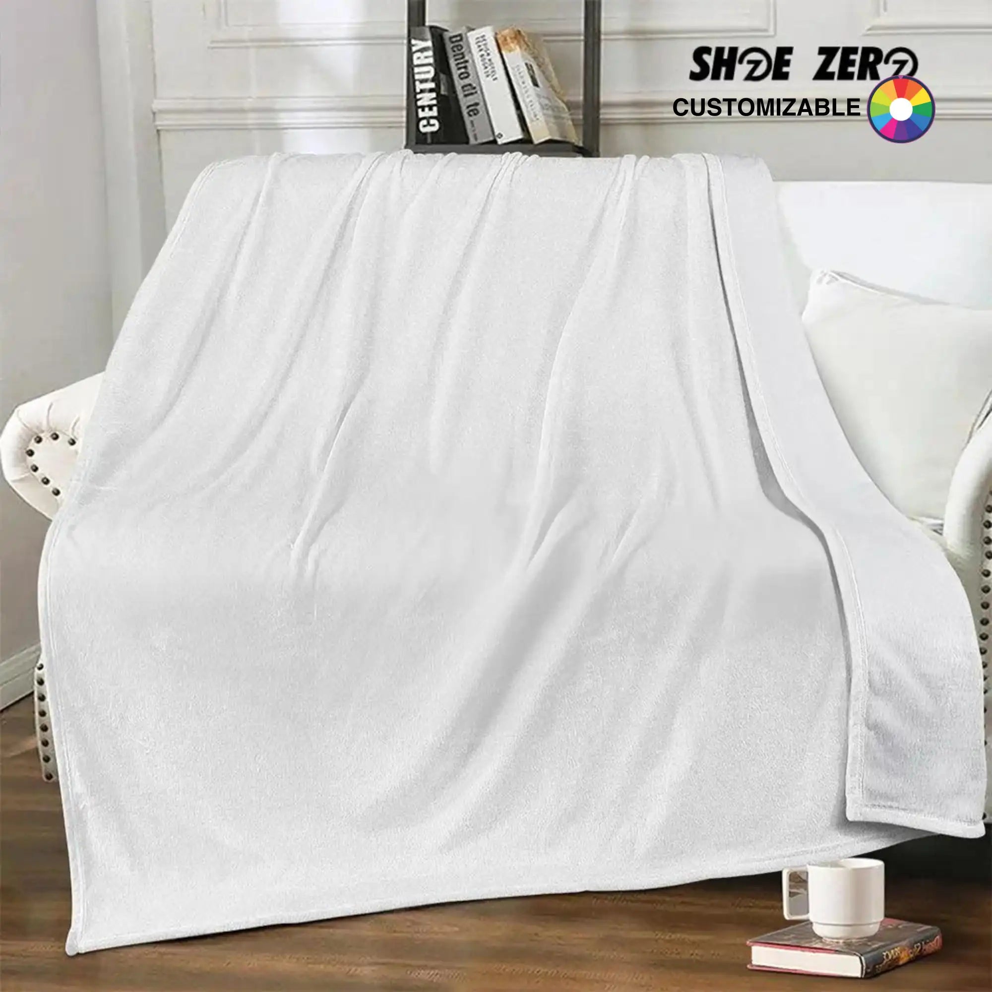 Customizable Soft Polyester Premium Fleece Blanket