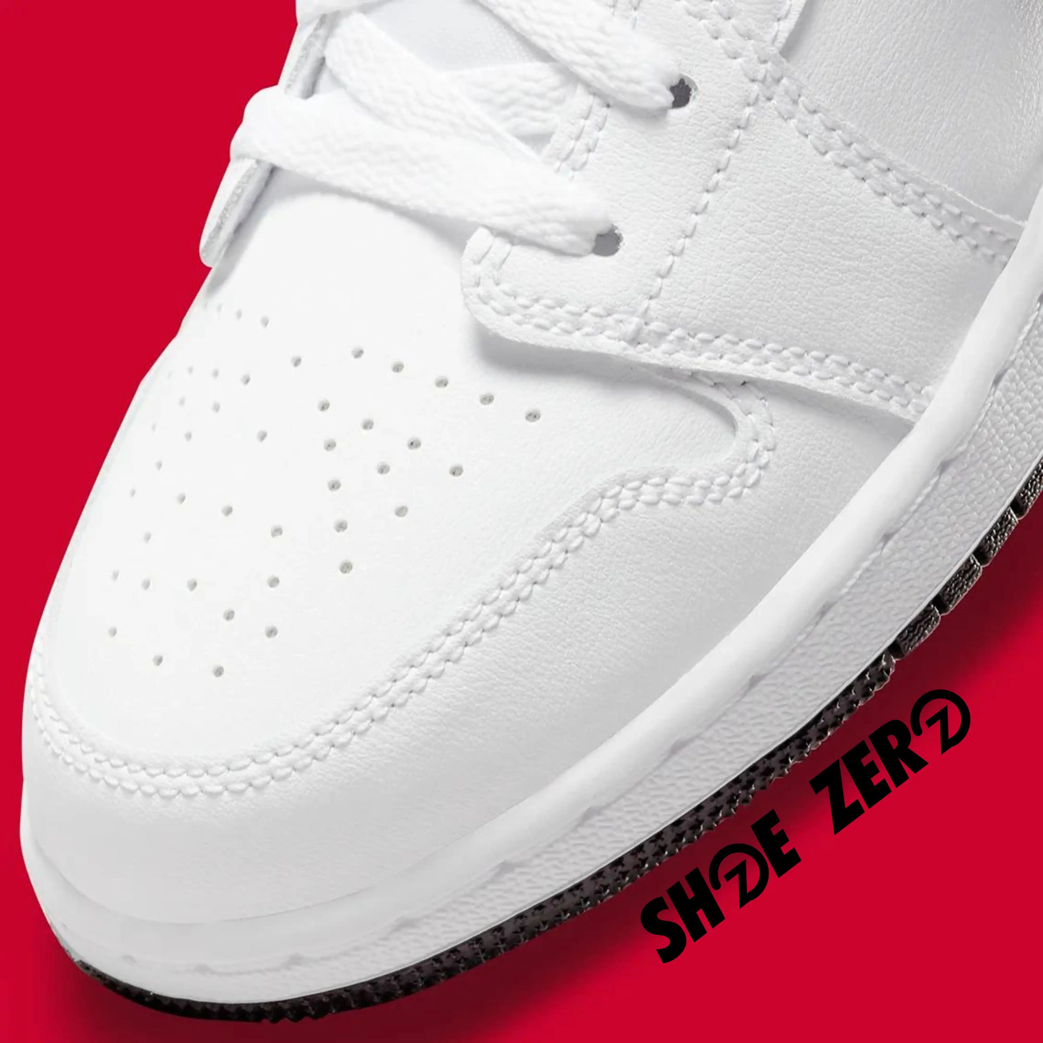 Customizable Premium High Top Leather Sneakers (White) | Design your own | Shoe Zero