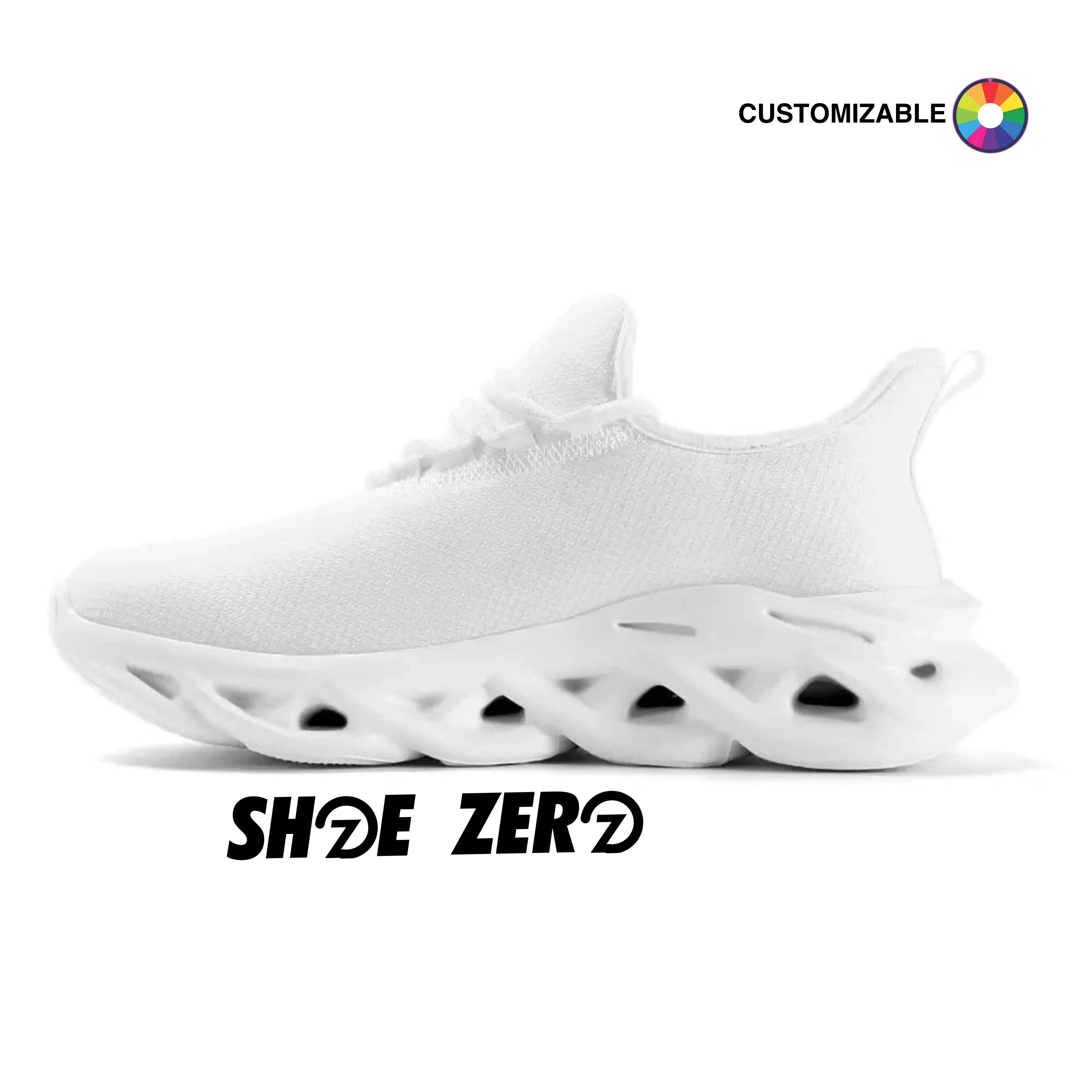 Customizable Flex Control Sneaker (White) | Design your own | Shoe Zero