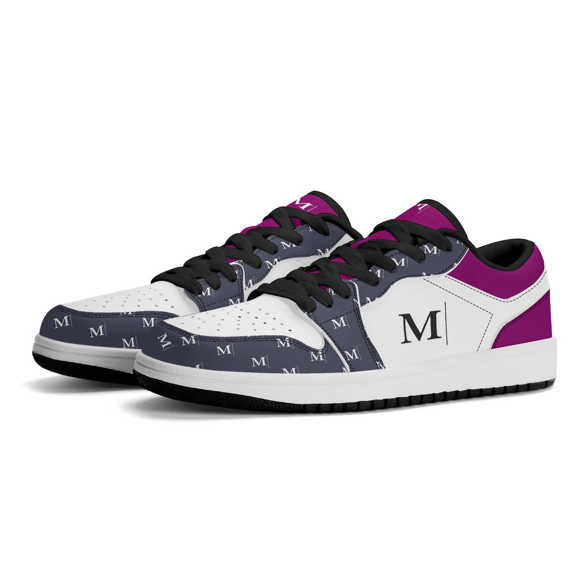 Mercer Advisors | Custom Branded Shoes | Shoe Zero V4 (Dark Raspberry + Charcoal)