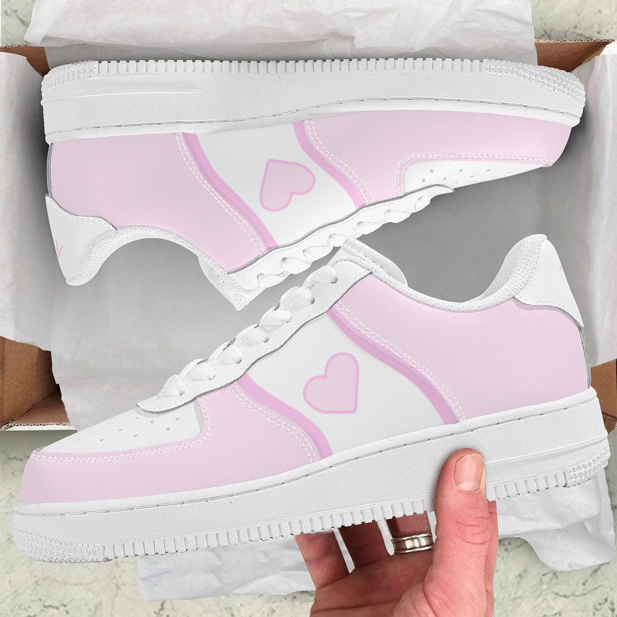 heart customized shoes