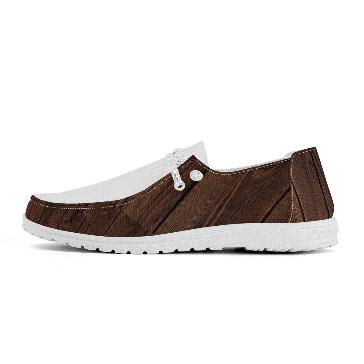 Wood Texture Loafers | Custom Branded Shoes | Shoe Zero