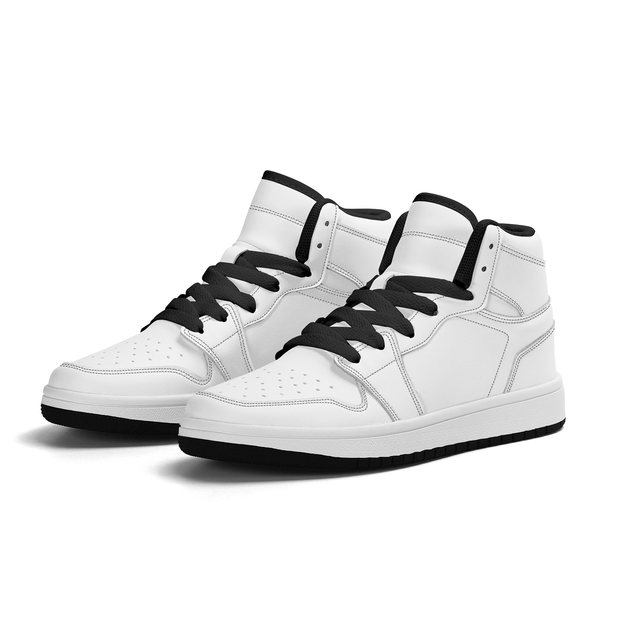 Kids Customizable High Top Leather Sneakers | Design your own | Shoe Zero