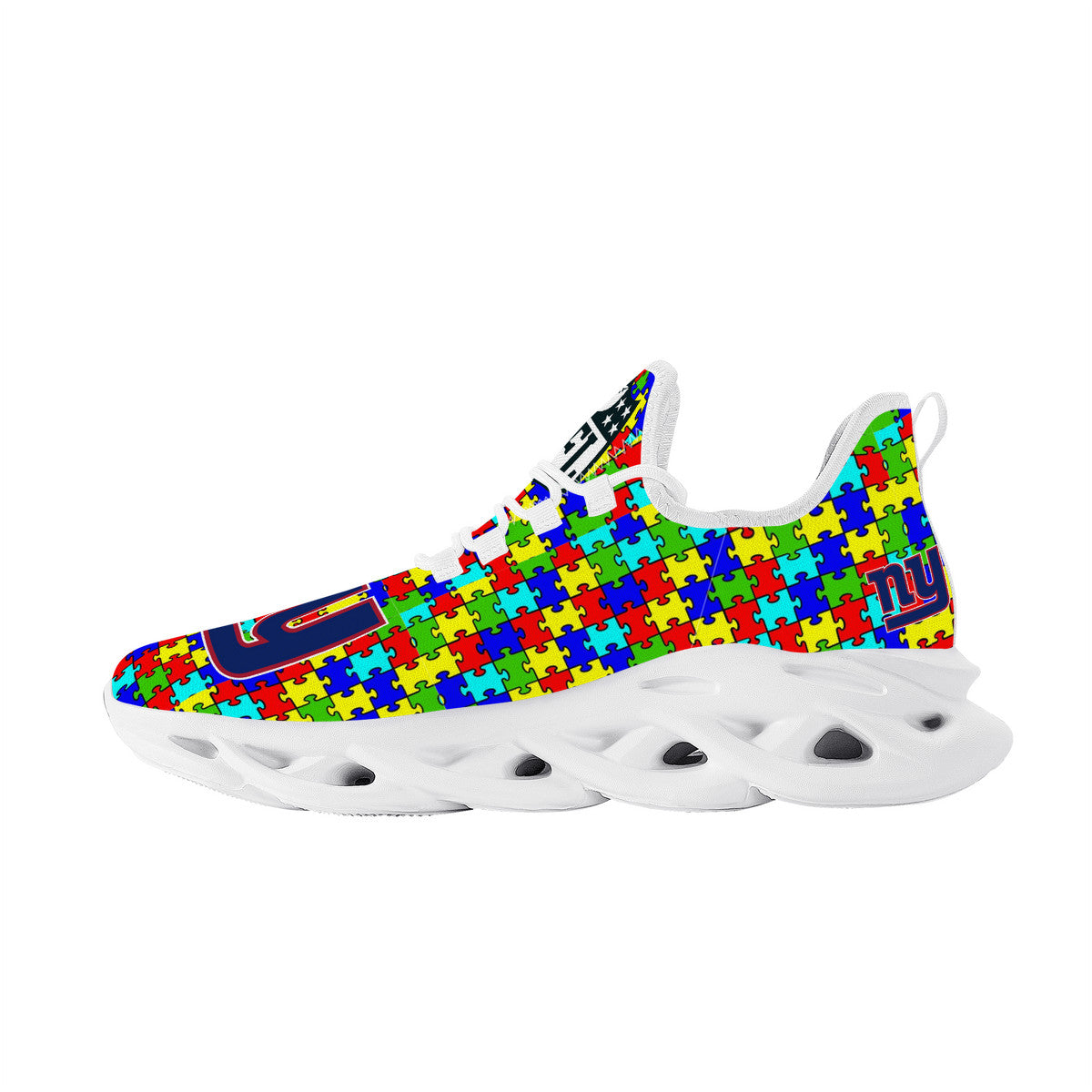 Autism Personalized Flex Sneaker | High Top Customized | Shoe Zero