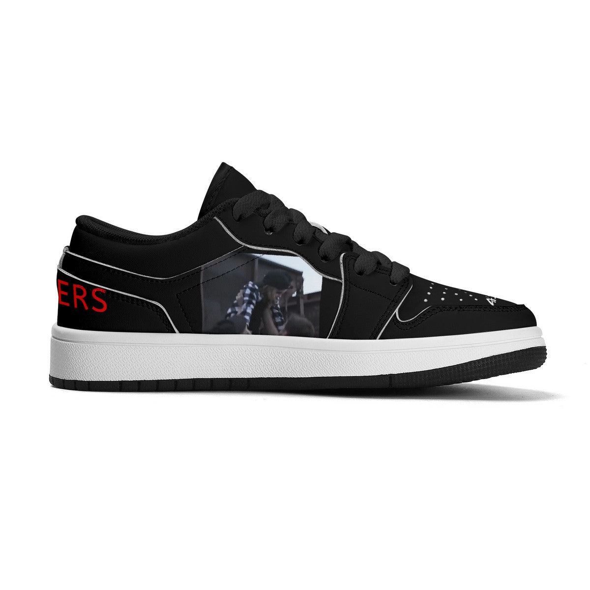 Kids Customizable Low Top Vegan Leather Sneakers