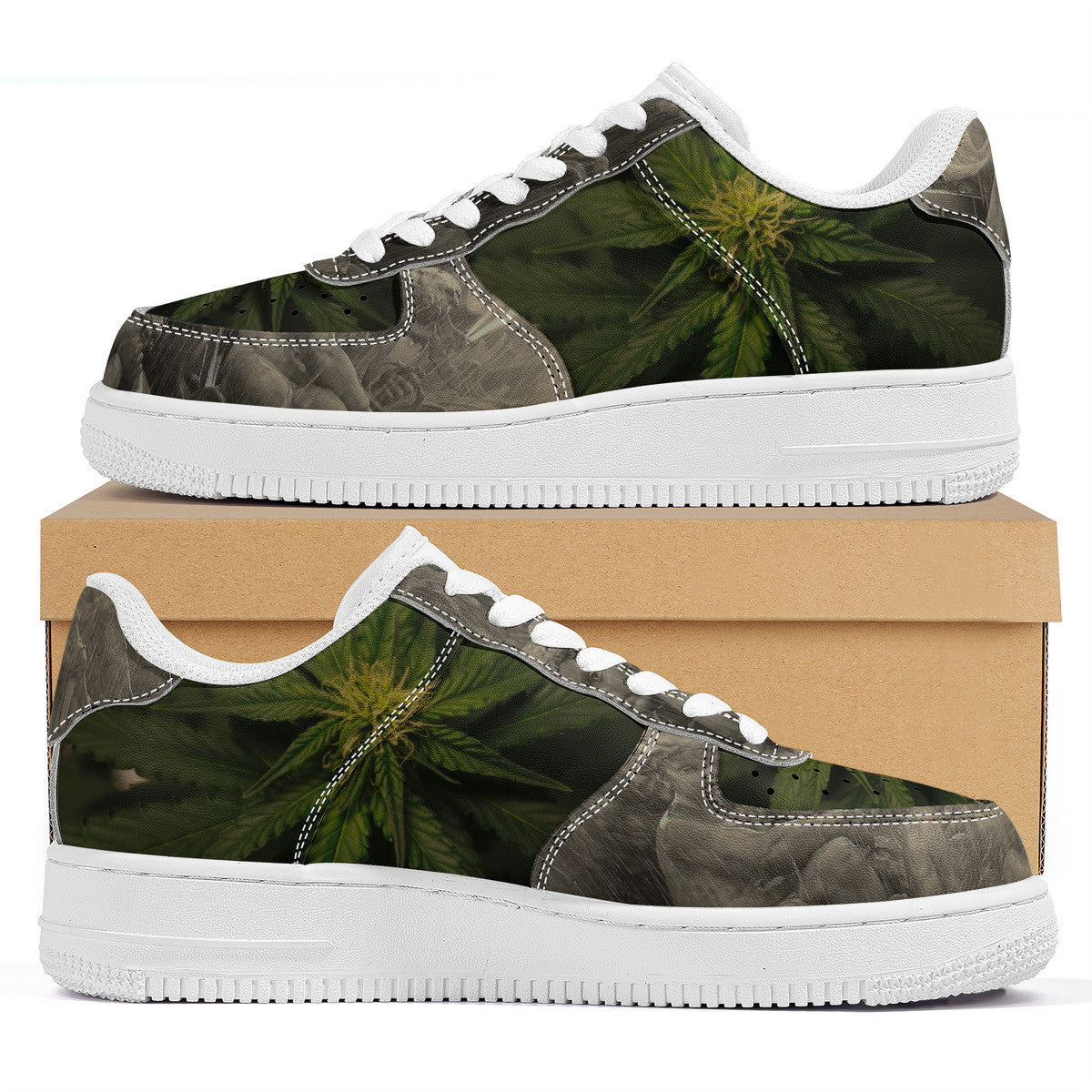 Urban Leaf Low Tops | Custom Branded Shoes | Shoe Zero