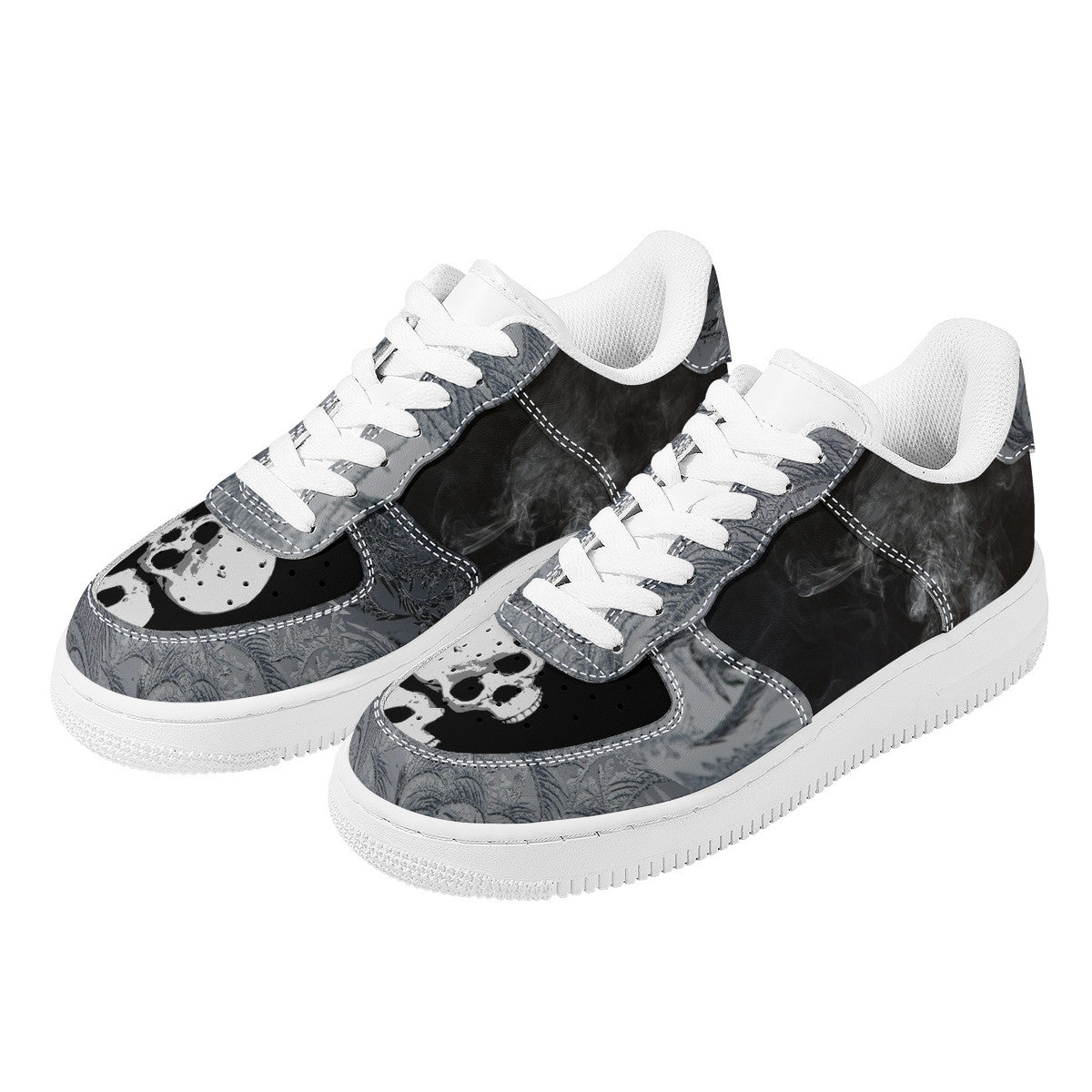 Midnight Smoke Low Tops | Custom Branded Shoes | Shoe Zero