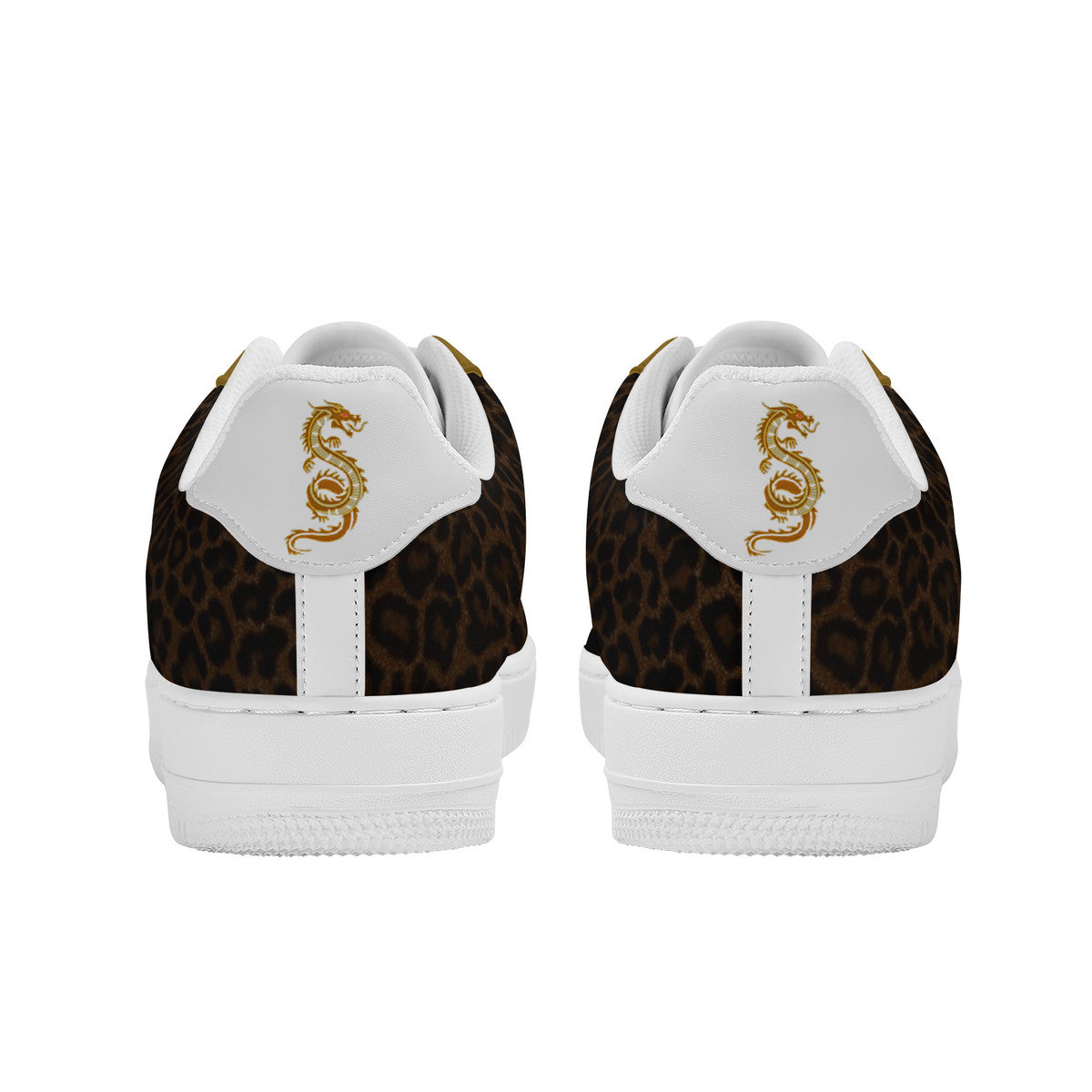 Gold Series - White and Black | Low Top Customized | Shoe Zero