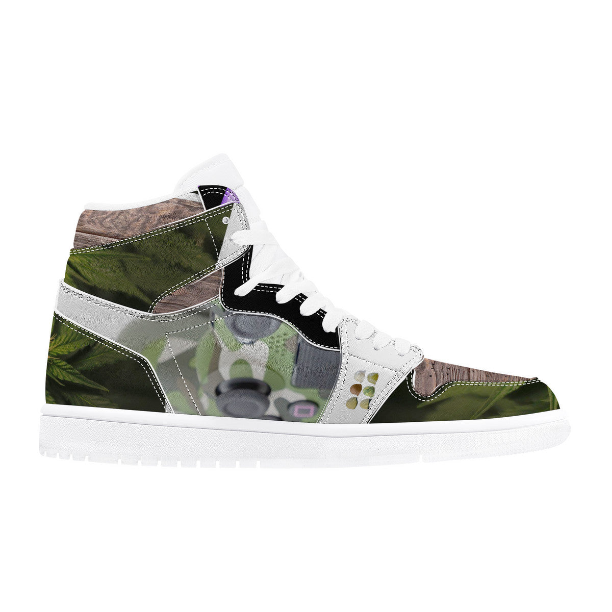 Forest Camo High Tops | Custom Branded Shoes | Shoe Zero