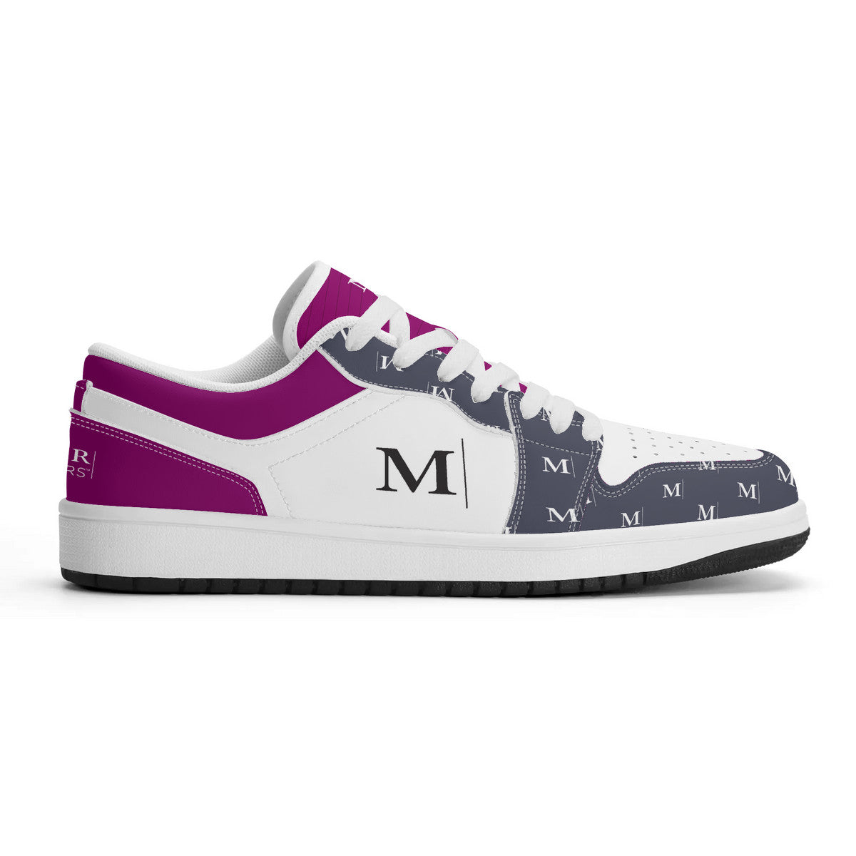 Mercer Advisors | Custom Branded Shoes | Shoe Zero V4 (Dark Raspberry + Charcoal)