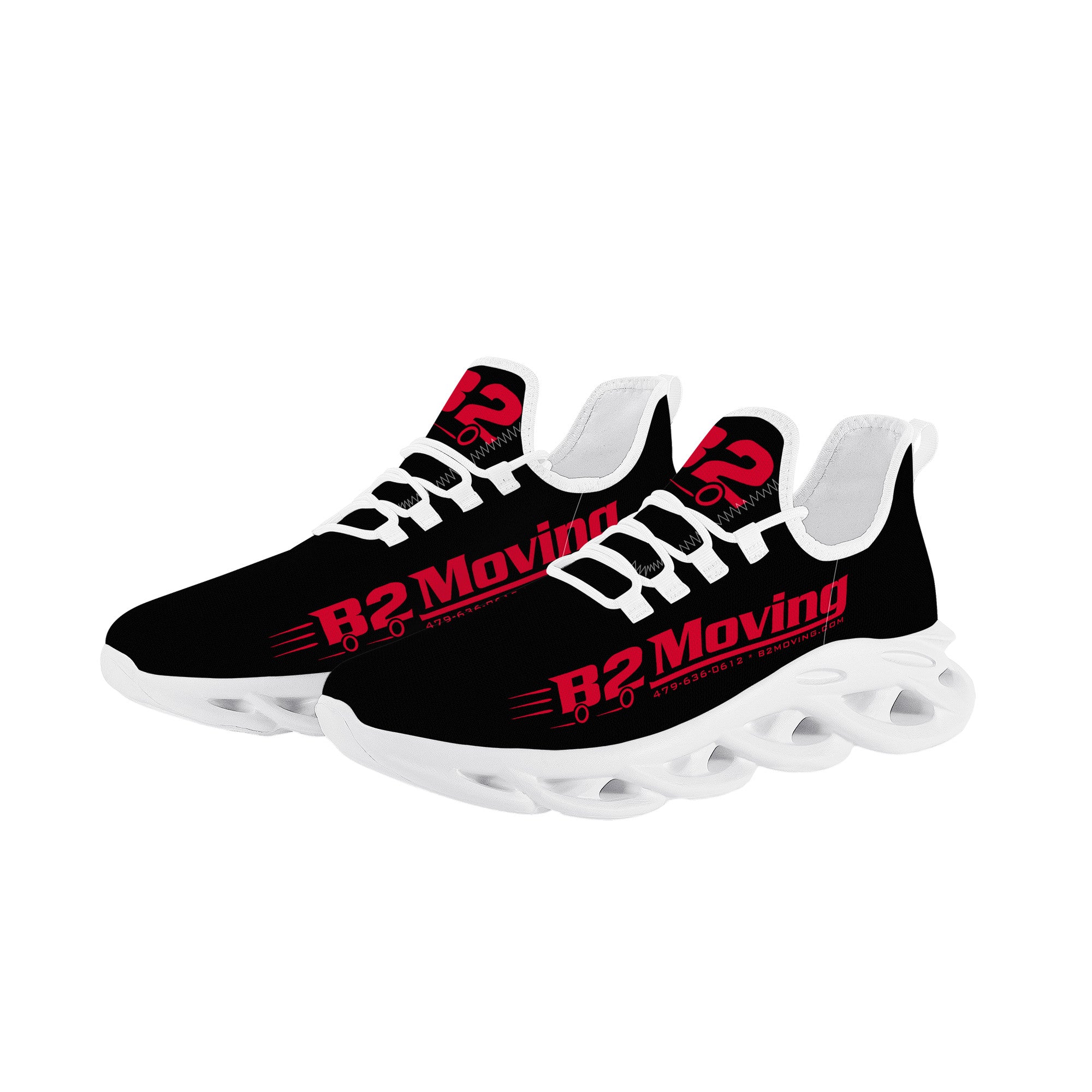 B2 Moving Customized Flex Control Sneaker - White - Shoe Zero
