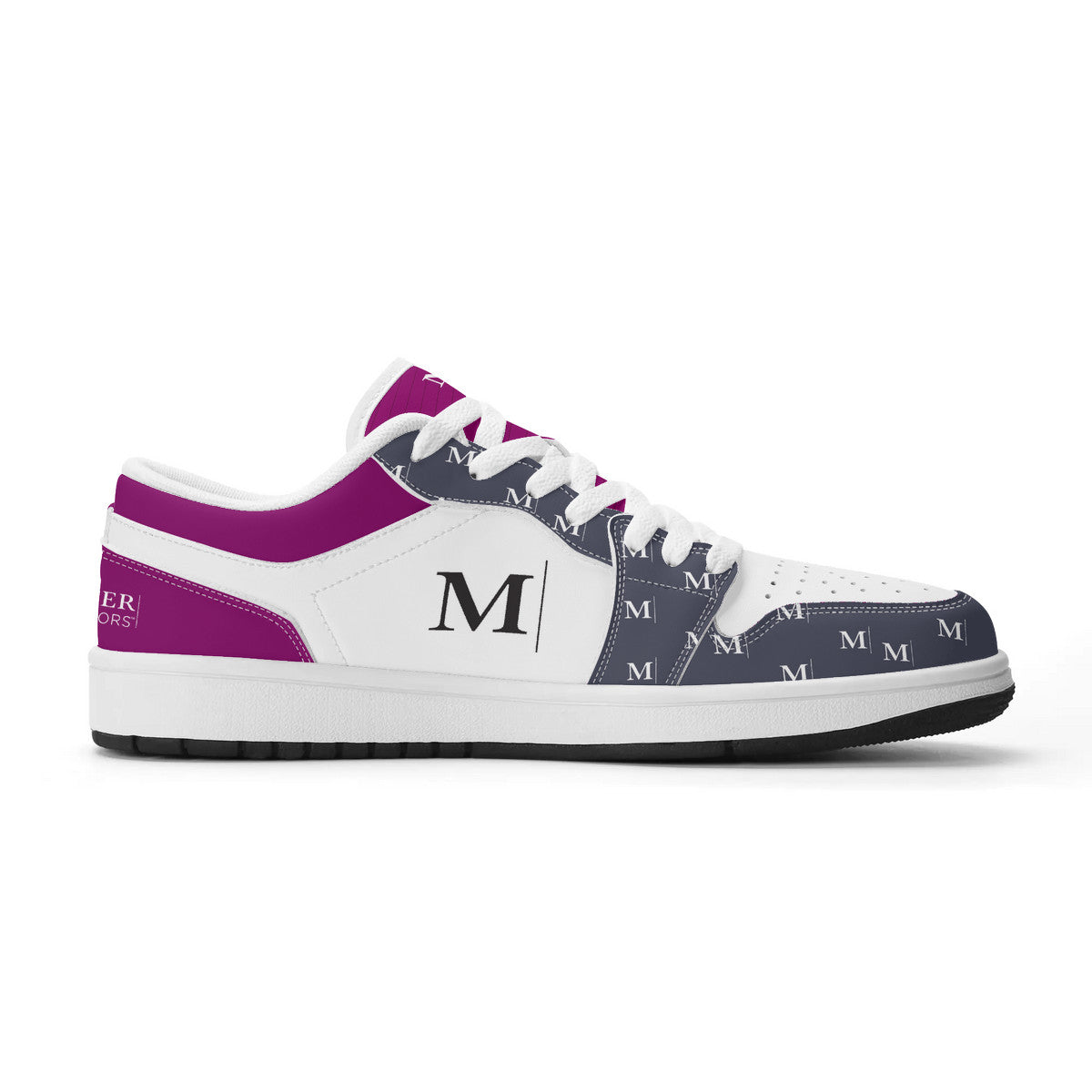 Mercer Advisors | Custom Branded Shoes | Shoe Zero V4 (Dark Raspberry + Charcoal)