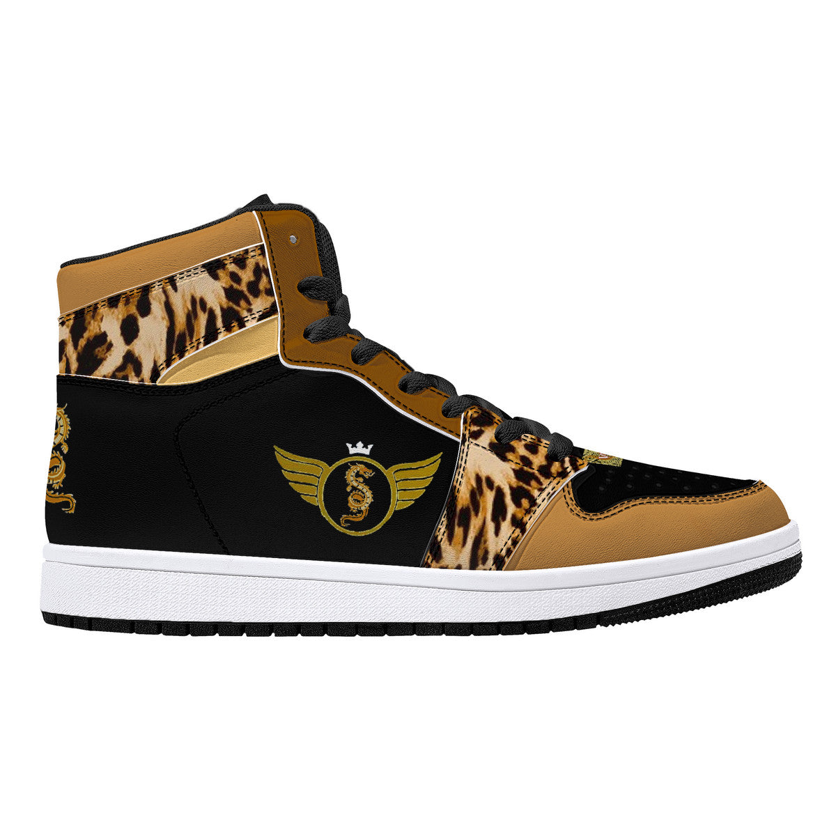 Majestic 2.0 Gold and Black | High Top Customized | Shoe Zero