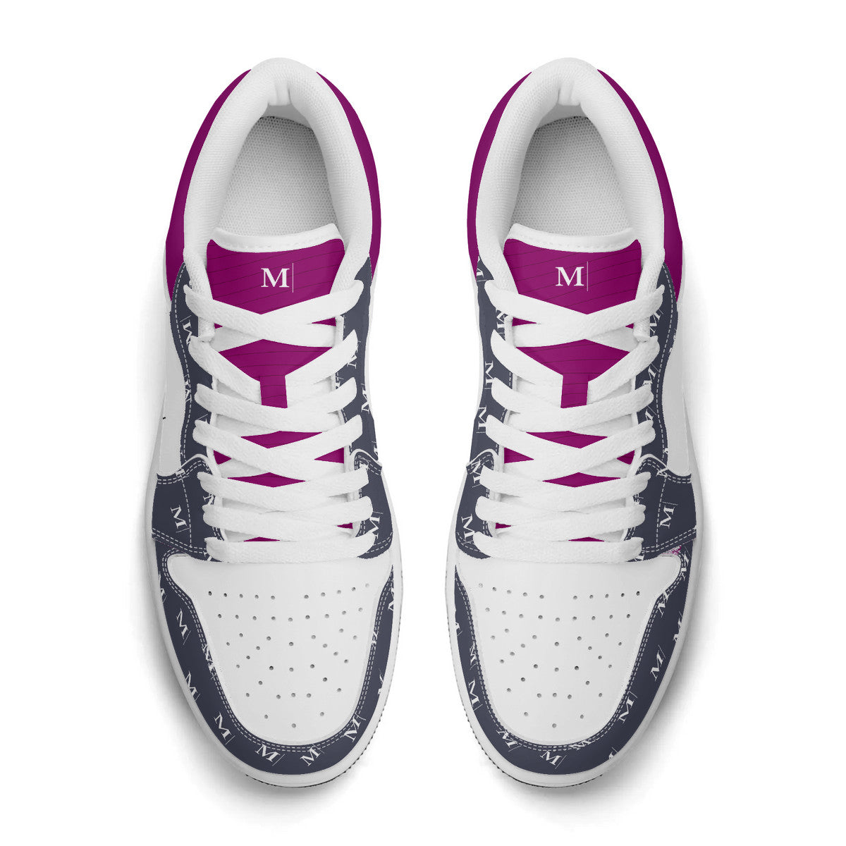 Mercer Advisors | Custom Branded Shoes | Shoe Zero V4 (Dark Raspberry + Charcoal)