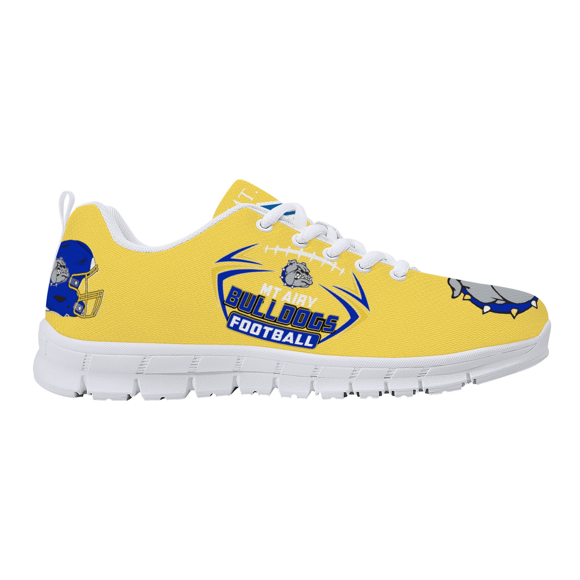 Bulldogs Football shoes by Philip S. | Low Tops Customized | Shoe Zero