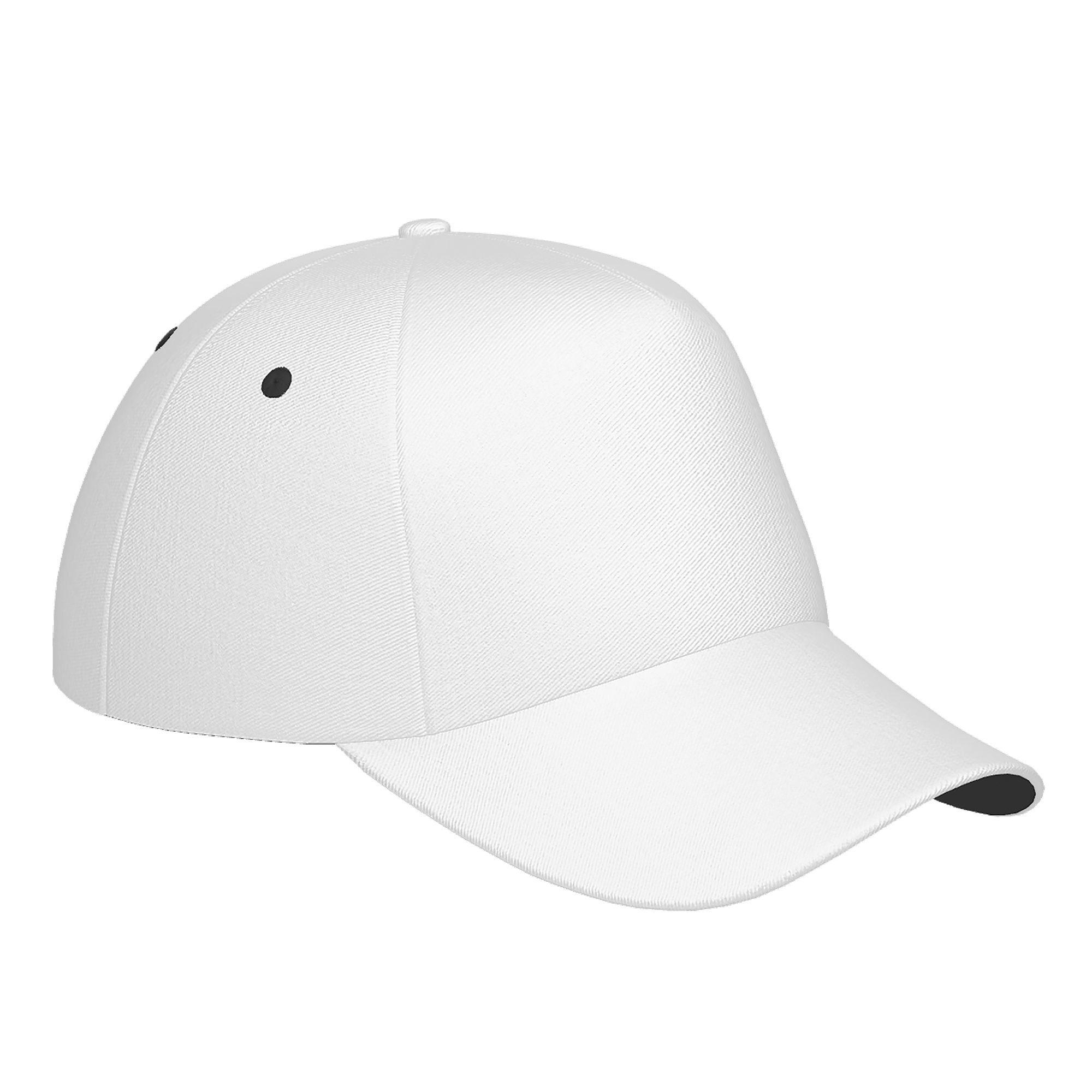 Bend brim top baseball cap