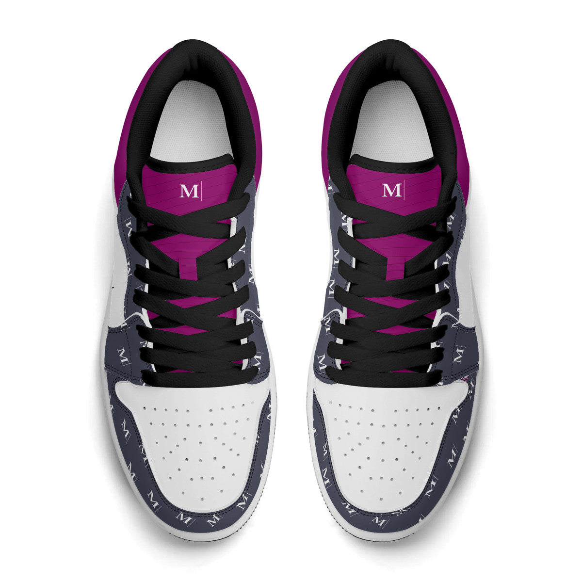 Mercer Advisors | Custom Branded Shoes | Shoe Zero V4 (Dark Raspberry + Charcoal)